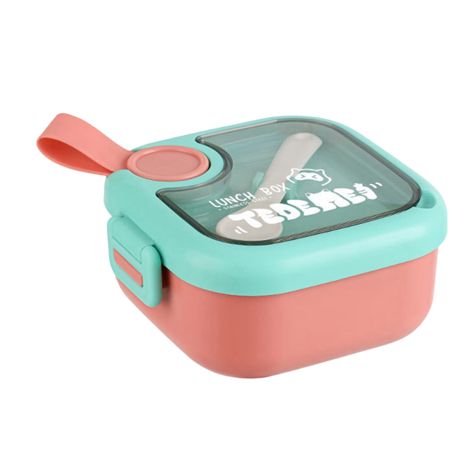 Xuniizn Bento Box Adult Lunch Box, Containers for Adults Men Women, Lunchable Food Container with Utensils, Sauce Jar, Muffin Liners, Microwave & Dishwasher Safe Pink#2 - Image 3