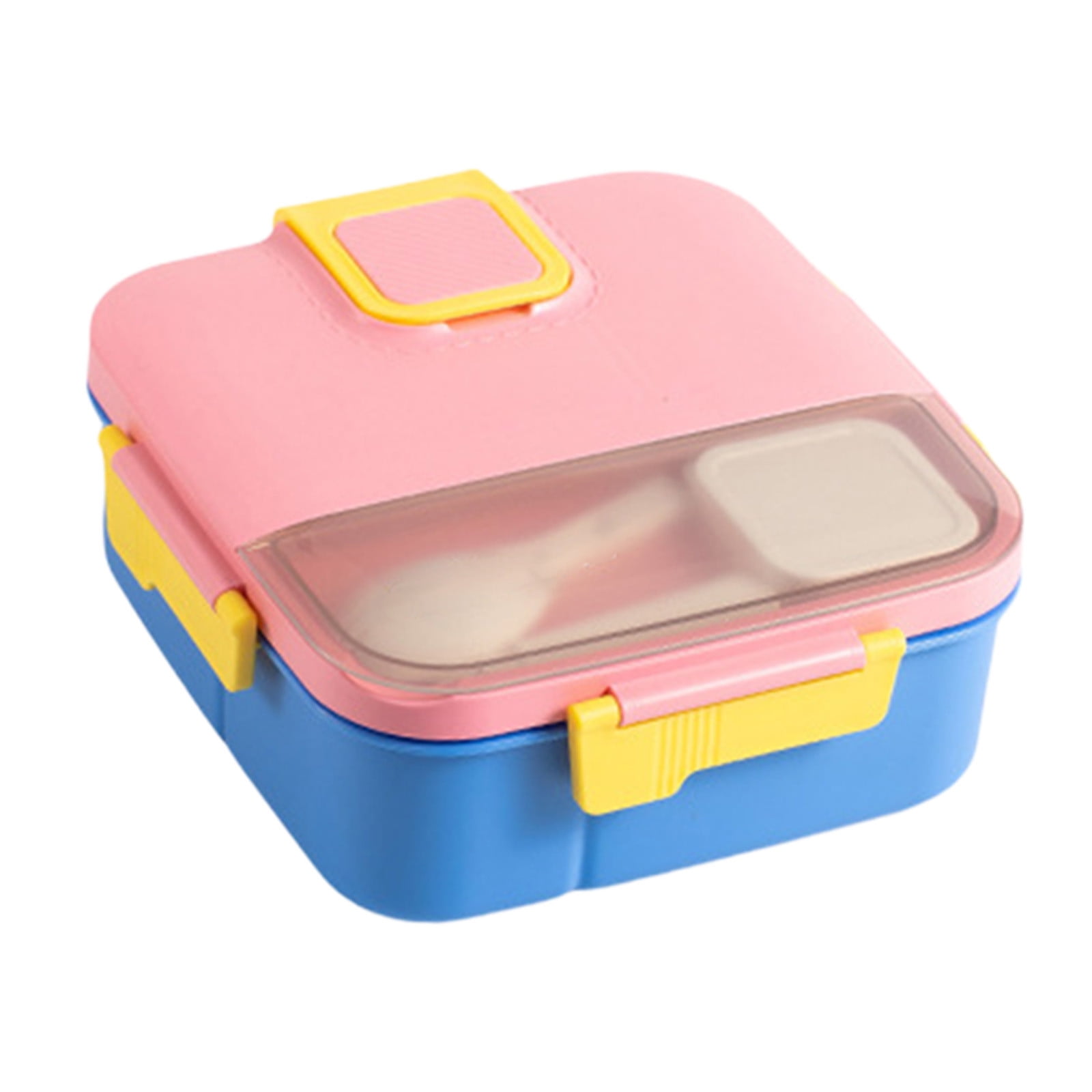 Xuniizn Bento Box Adult Lunch Box, Containers for Adults Men Women, Lunchable Food Container with Utensils, Sauce Jar, Muffin Liners, Microwave & Dishwasher Safe Pink#3 - Image 3