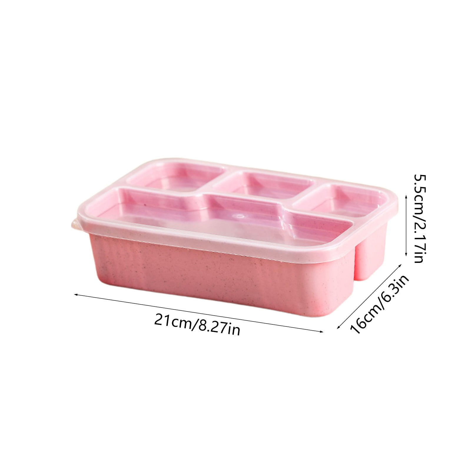 Xuniizn Bento Box Adult Lunch Box, Containers for Adults Men Women, Lunchable Food Container with Utensils, Sauce Jar, Muffin Liners, Microwave & Dishwasher Safe Pink#7 - Image 4