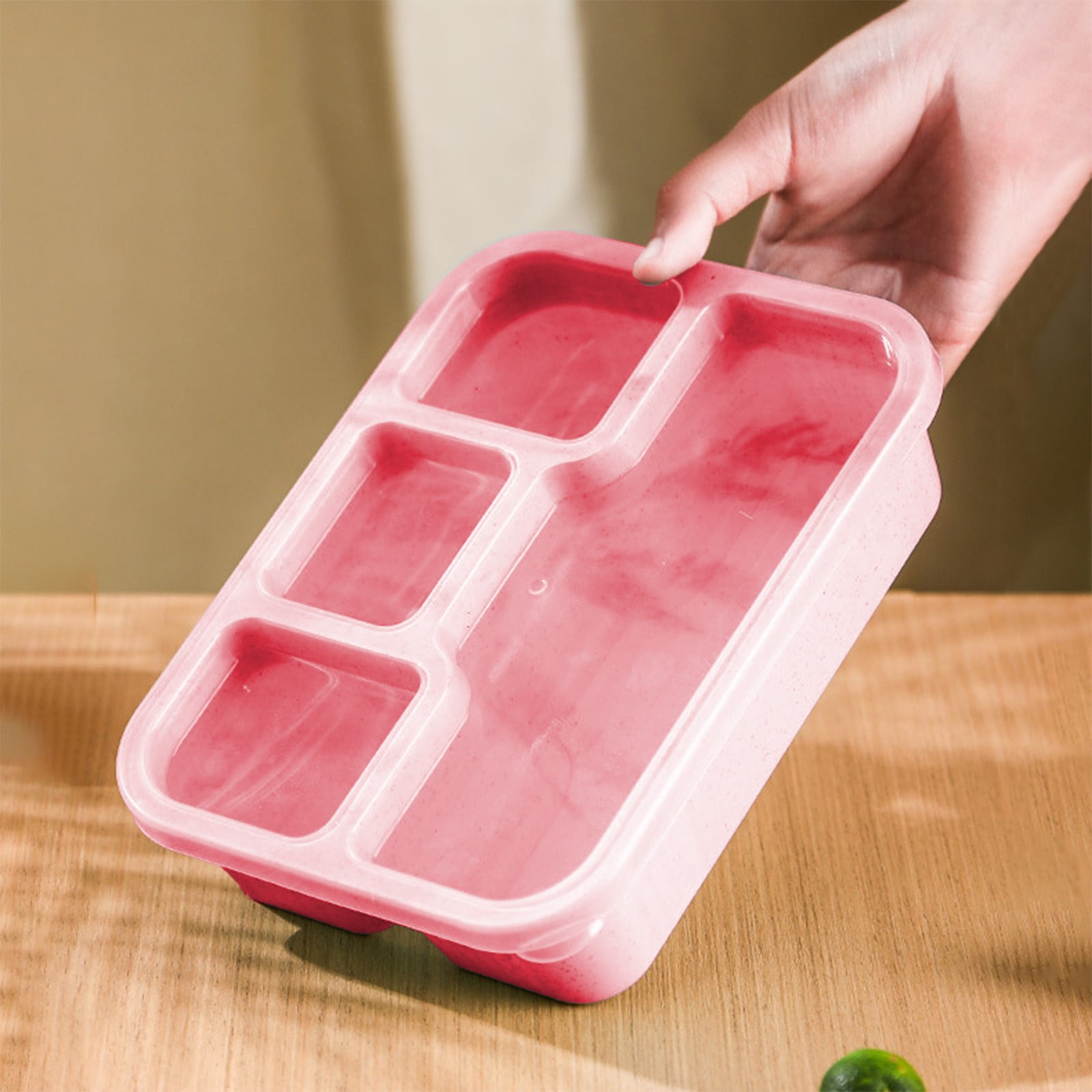Xuniizn Bento Box Adult Lunch Box, Containers for Adults Men Women, Lunchable Food Container with Utensils, Sauce Jar, Muffin Liners, Microwave & Dishwasher Safe Pink#7 - Image 7