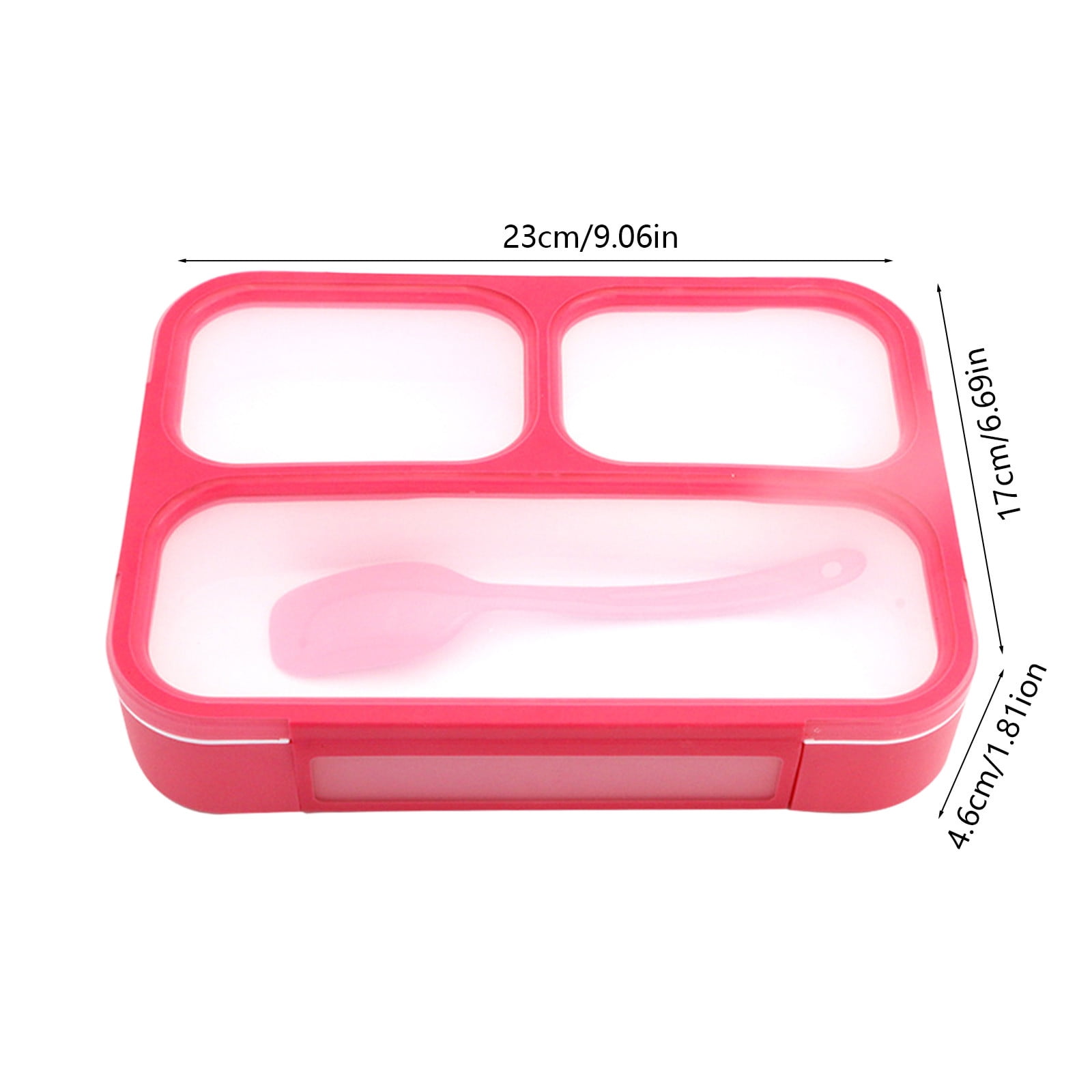Xuniizn Bento Box Adult Lunch Box, Containers for Adults Men Women, Lunchable Food Container with Utensils, Sauce Jar, Muffin Liners, Microwave & Dishwasher Safe Red - Image 4