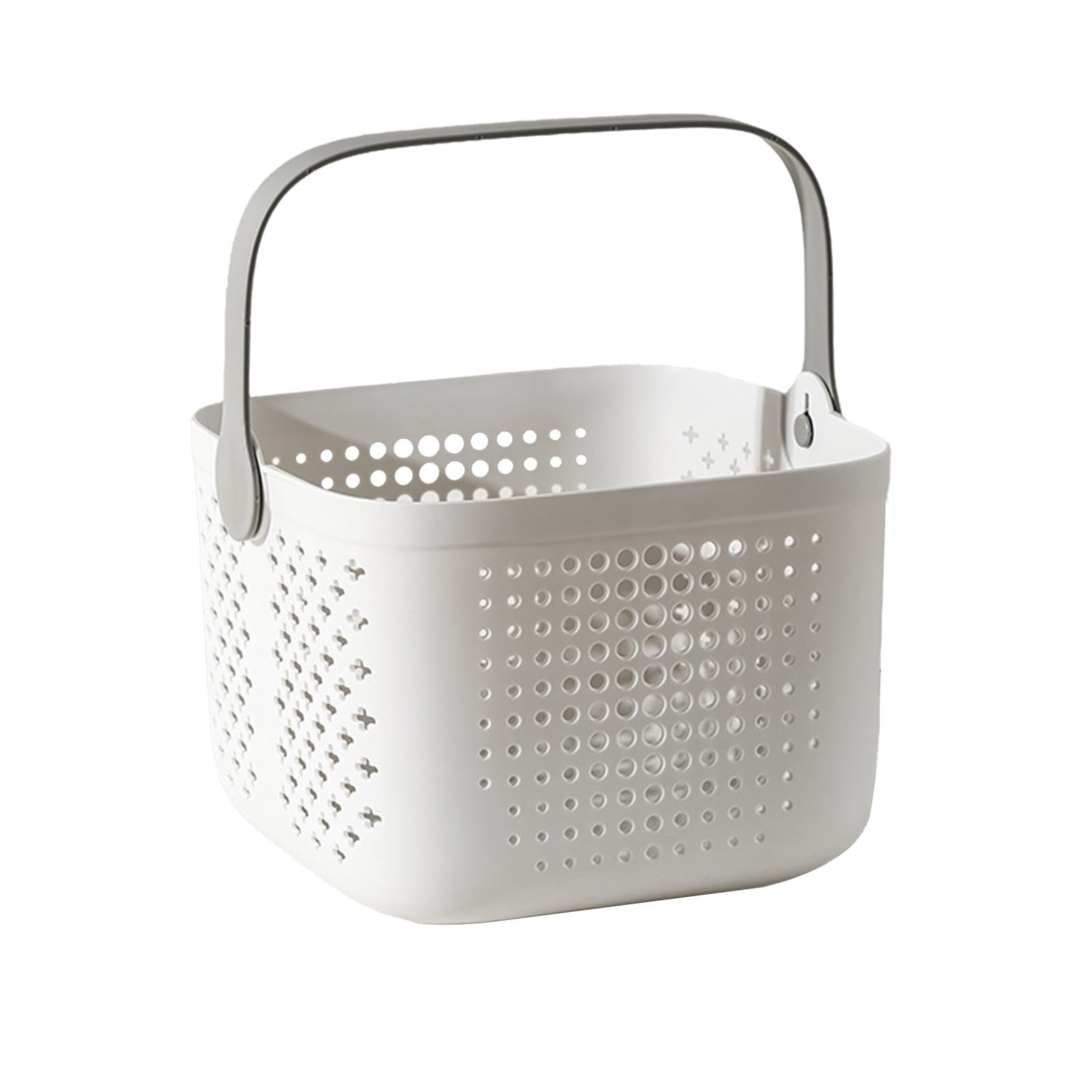 Xuniizn Plastic Shower Caddy Portable Bucket, Cleaning Shower Basket with Handle Compartments Storage Organizer for Bathroom Kitchen College Dorm Sink A - Image 3
