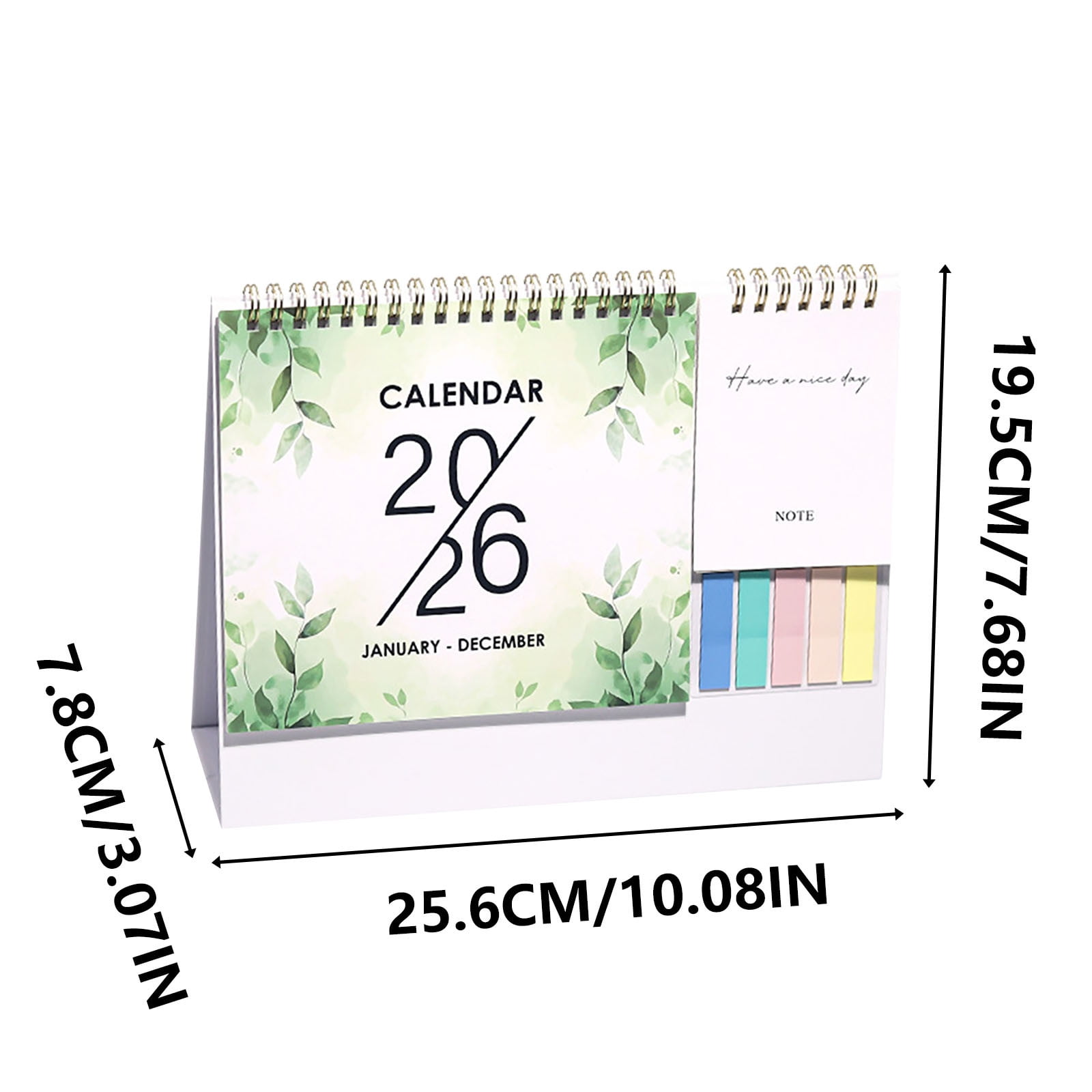 Dmlowu 2026 Desk Calendar - 8x10 inch Desk Calendar 2026-2027, 12 Months Desk Calendar Runs From January 2026 To December 2026, Exquisite Desk Calendar 2026 A - Image 4