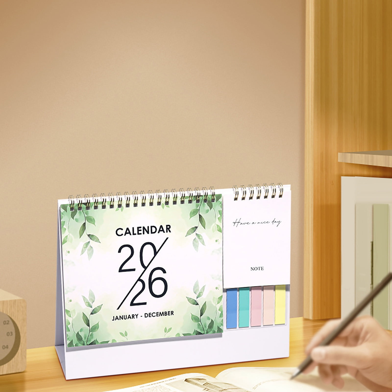 Dmlowu 2026 Desk Calendar - 8x10 inch Desk Calendar 2026-2027, 12 Months Desk Calendar Runs From January 2026 To December 2026, Exquisite Desk Calendar 2026 A - Image 6
