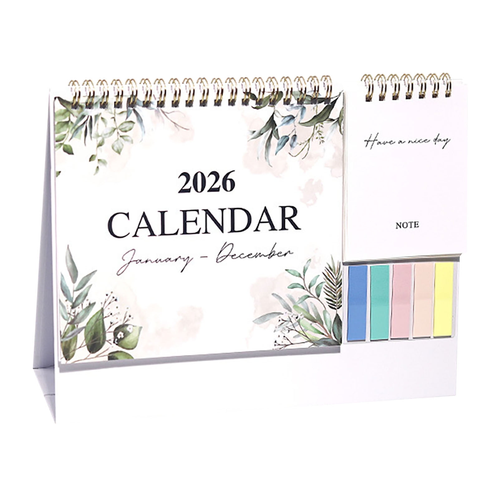 Dmlowu 2026 Desk Calendar - 8x10 inch Desk Calendar 2026-2027, 12 Months Desk Calendar Runs From January 2026 To December 2026, Exquisite Desk Calendar 2026 B - Image 5