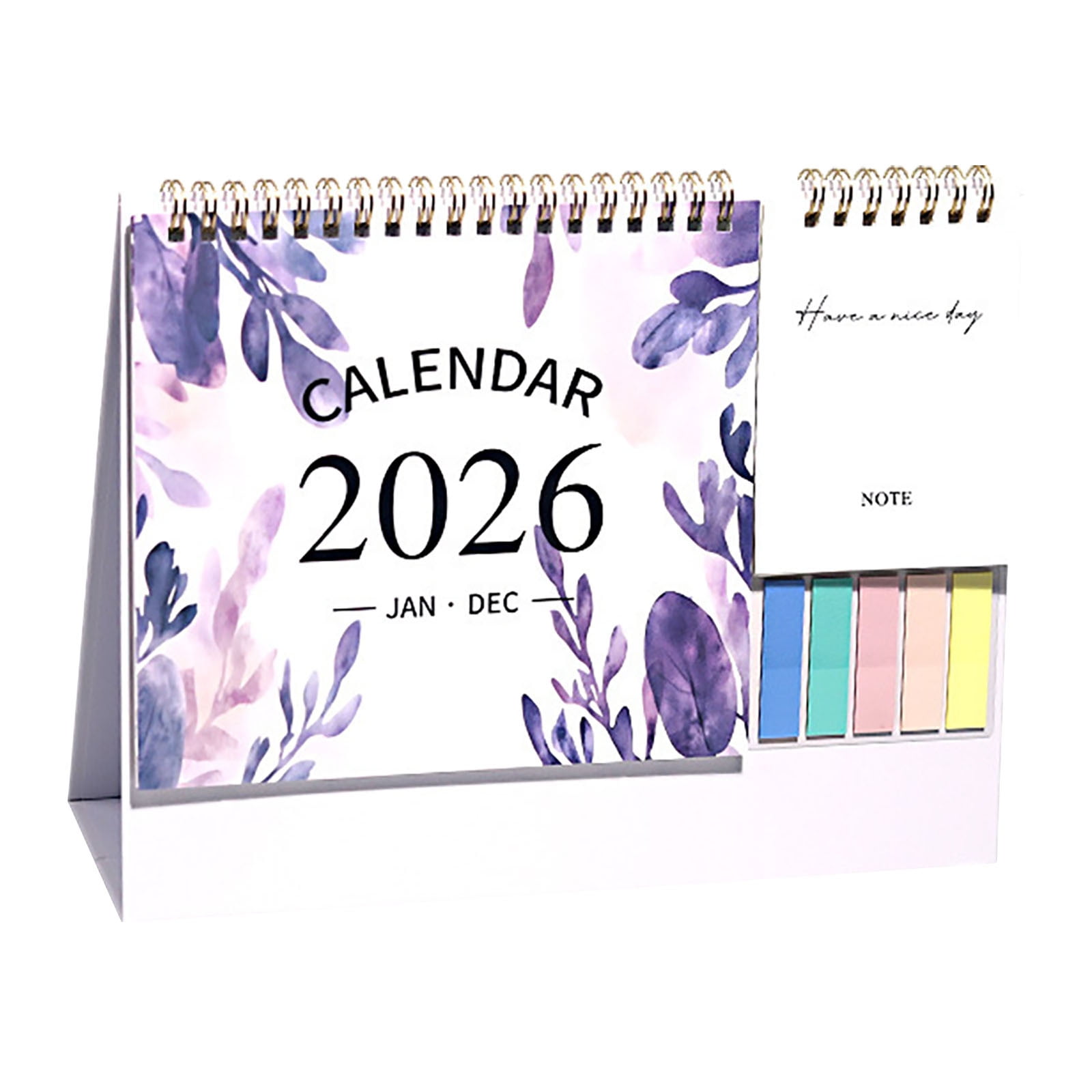 Dmlowu 2026 Desk Calendar - 8x10 inch Desk Calendar 2026-2027, 12 Months Desk Calendar Runs From January 2026 To December 2026, Exquisite Desk Calendar 2026 C - Image 5