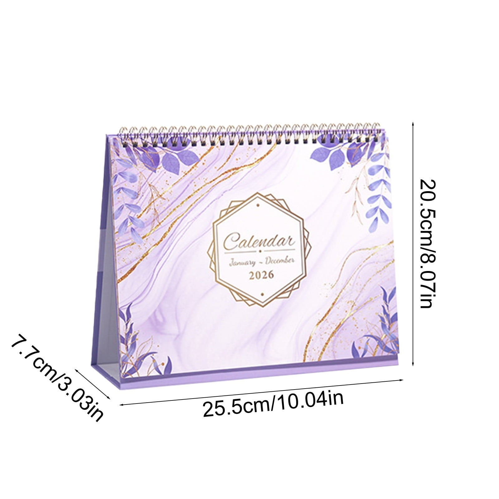 Dmlowu 2026 Desk Calendar - 8x10 inch Desk Calendar 2026-2027, 12 Months Desk Calendar Runs From January 2026 To December 2026, Exquisite Desk Calendar 2026 I - Image 2