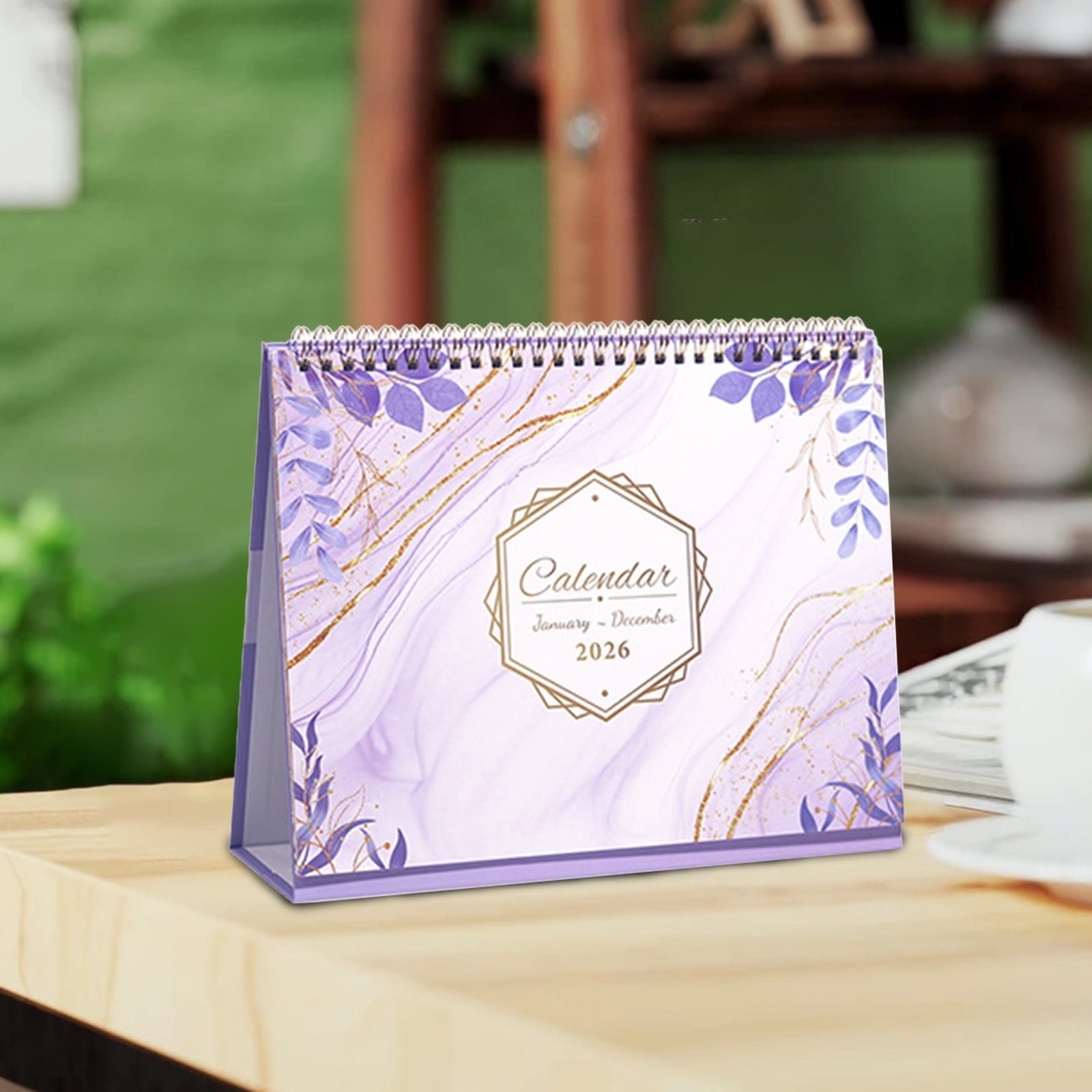 Dmlowu 2026 Desk Calendar - 8x10 inch Desk Calendar 2026-2027, 12 Months Desk Calendar Runs From January 2026 To December 2026, Exquisite Desk Calendar 2026 I - Image 3