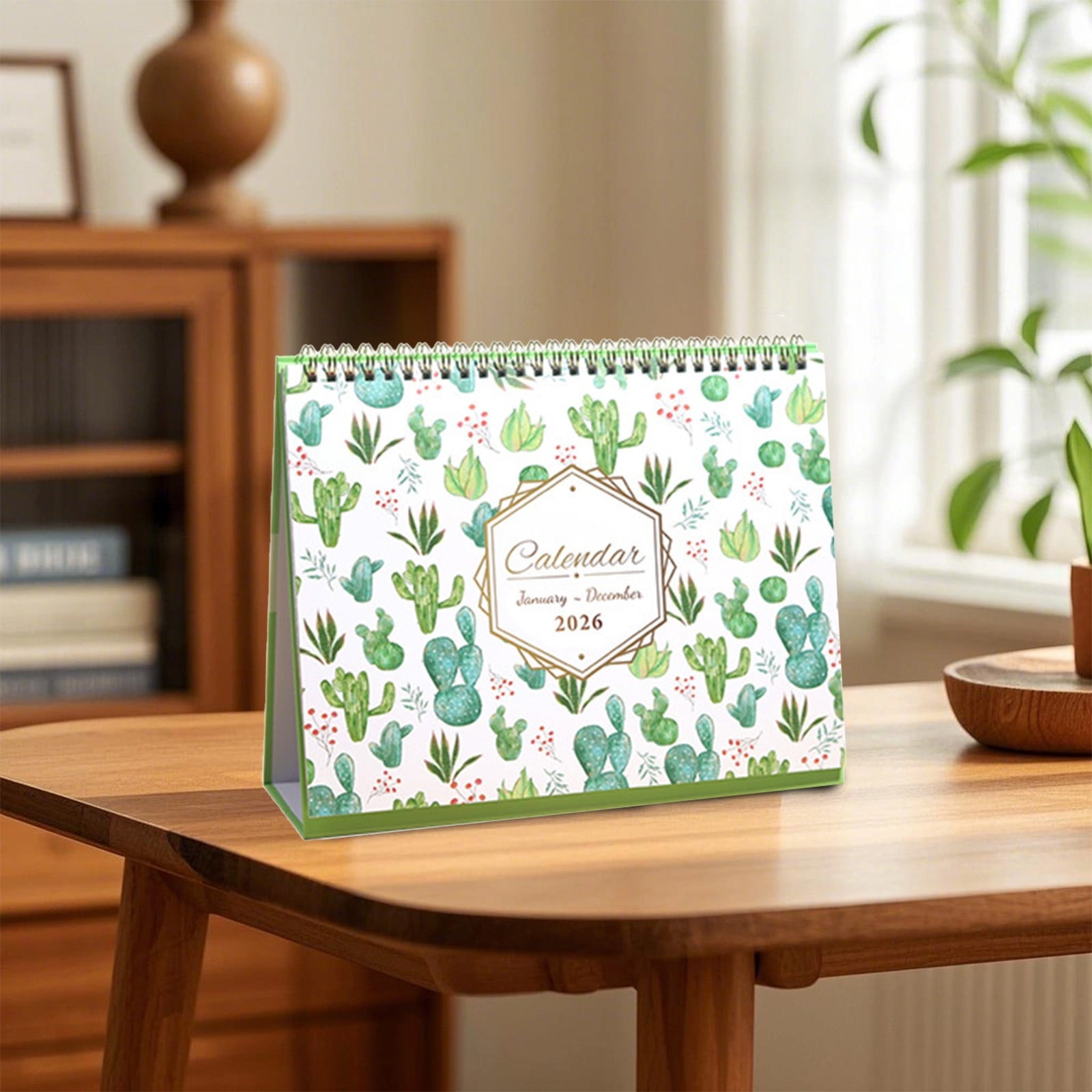 Dmlowu 2026 Desk Calendar - 8x10 inch Desk Calendar 2026-2027, 12 Months Desk Calendar Runs From January 2026 To December 2026, Exquisite Desk Calendar 2026 K - Image 3
