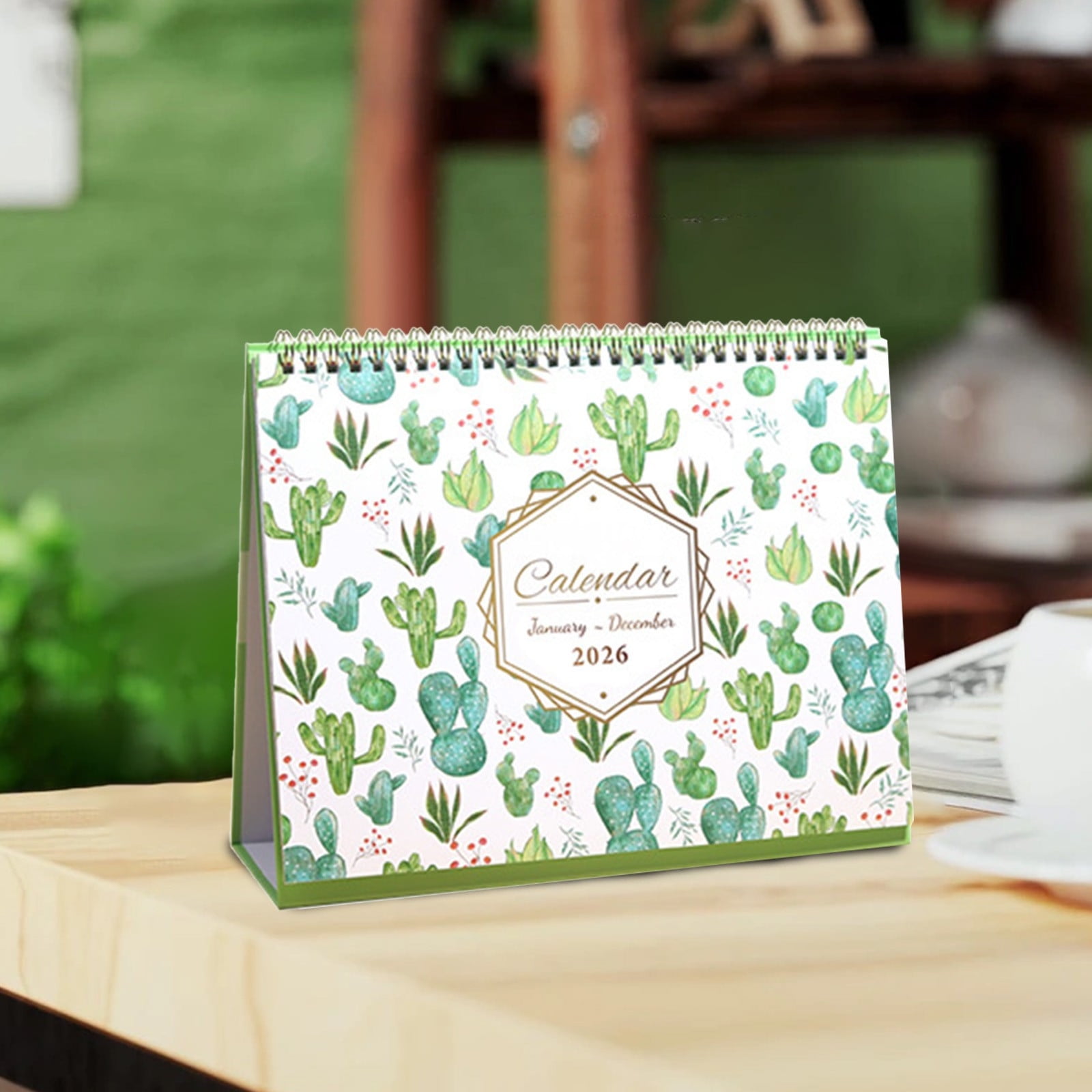 Dmlowu 2026 Desk Calendar - 8x10 inch Desk Calendar 2026-2027, 12 Months Desk Calendar Runs From January 2026 To December 2026, Exquisite Desk Calendar 2026 K - Image 7