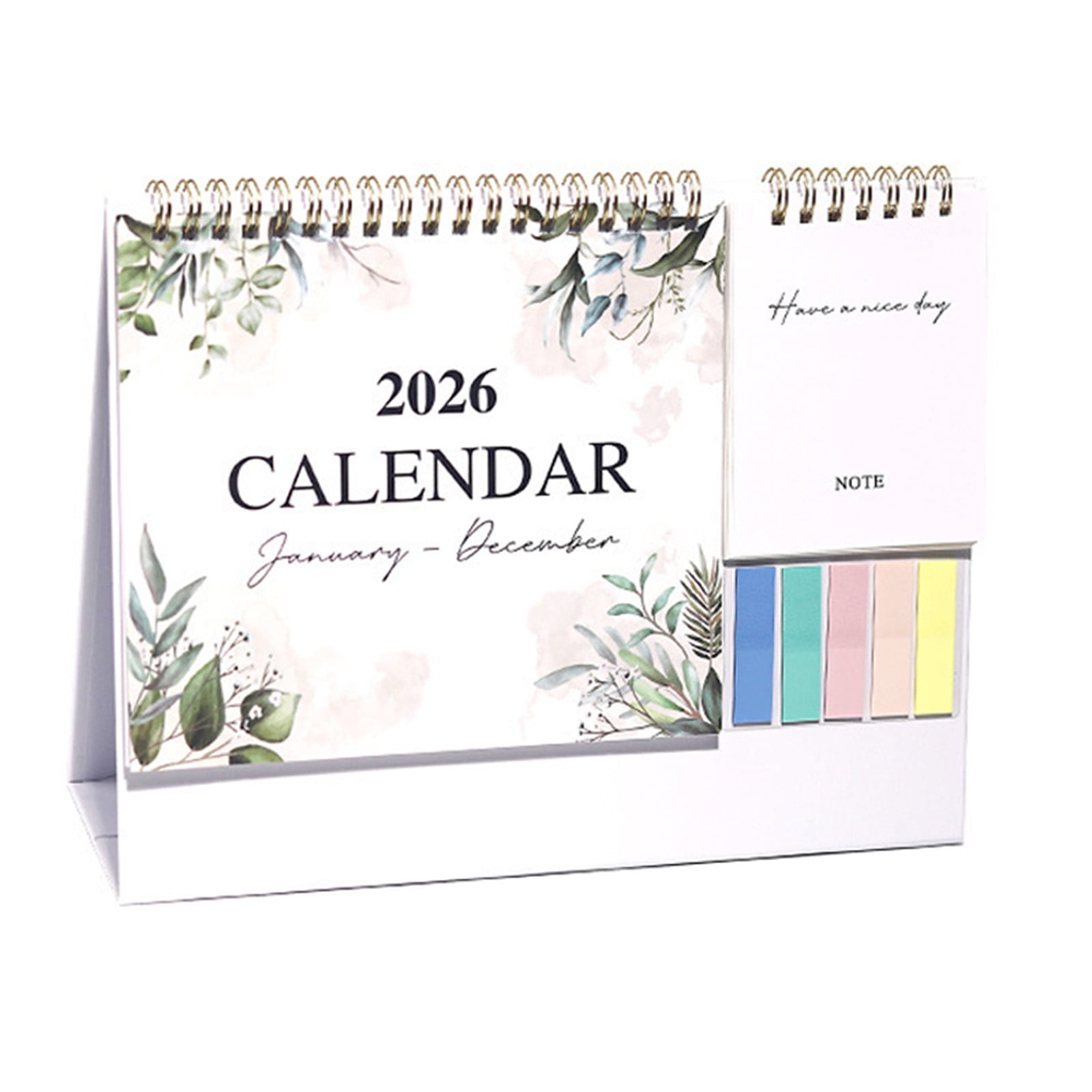 Dmlowu 2026 Desk Calendar - 8x10 inch Desk Calendar 2026-2027, 12 Months Desk Calendar Runs From January 2026 To December 2026, Exquisite Desk Calendar 2026 L - Image 3