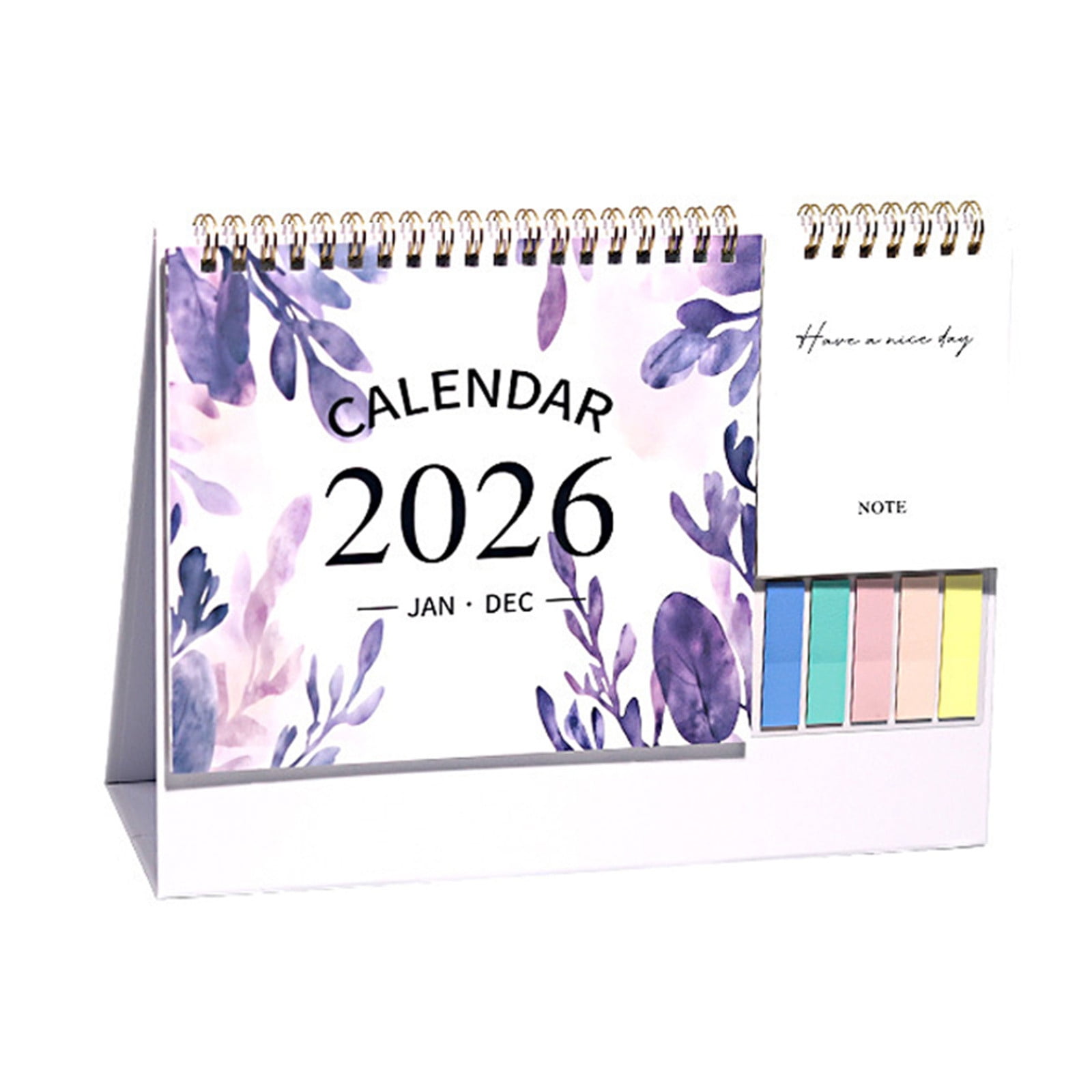 Dmlowu 2026 Desk Calendar - 8x10 inch Desk Calendar 2026-2027, 12 Months Desk Calendar Runs From January 2026 To December 2026, Exquisite Desk Calendar 2026 M - Image 3