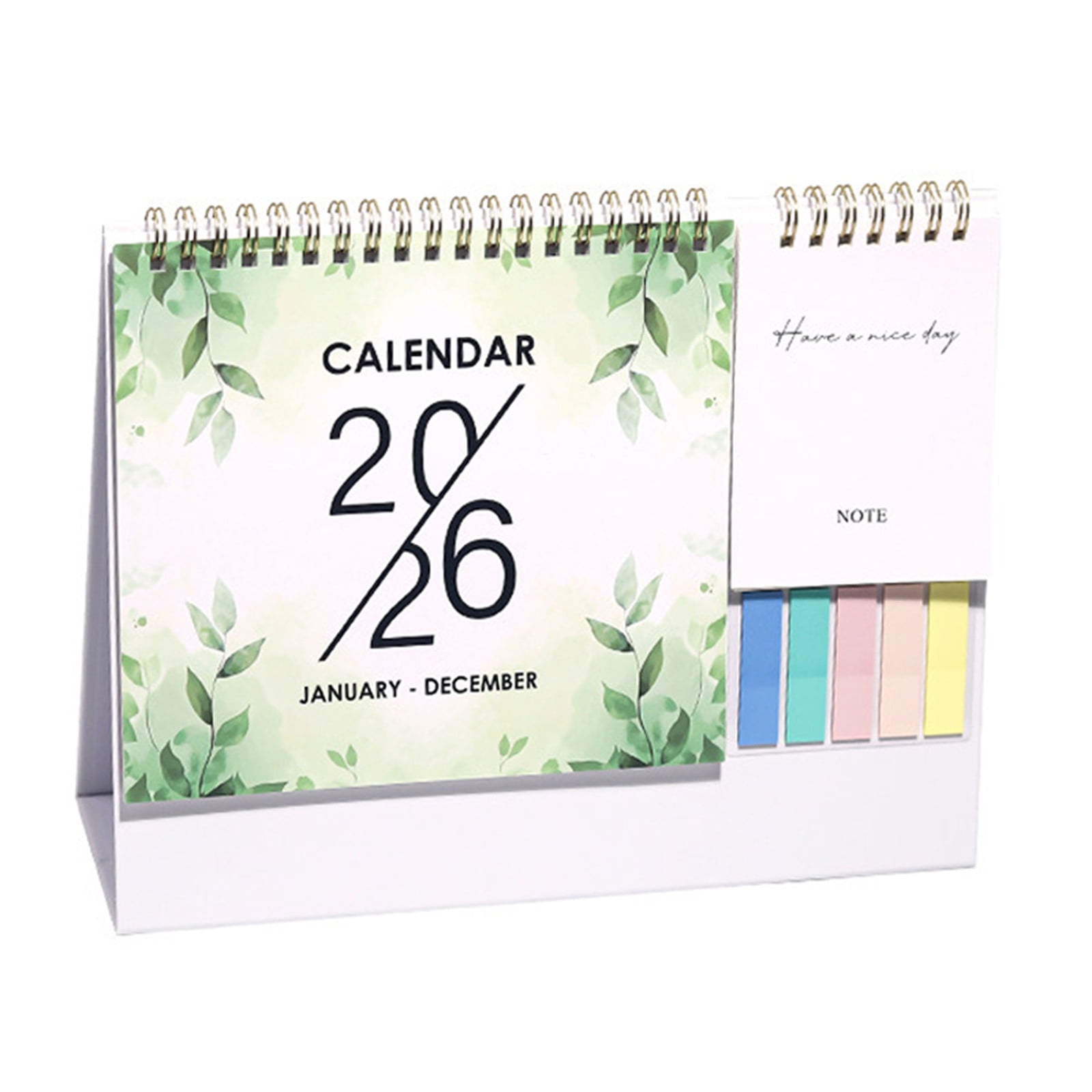 Dmlowu 2026 Desk Calendar - 8x10 inch Desk Calendar 2026-2027, 12 Months Desk Calendar Runs From January 2026 To December 2026, Exquisite Desk Calendar 2026 N - Image 1