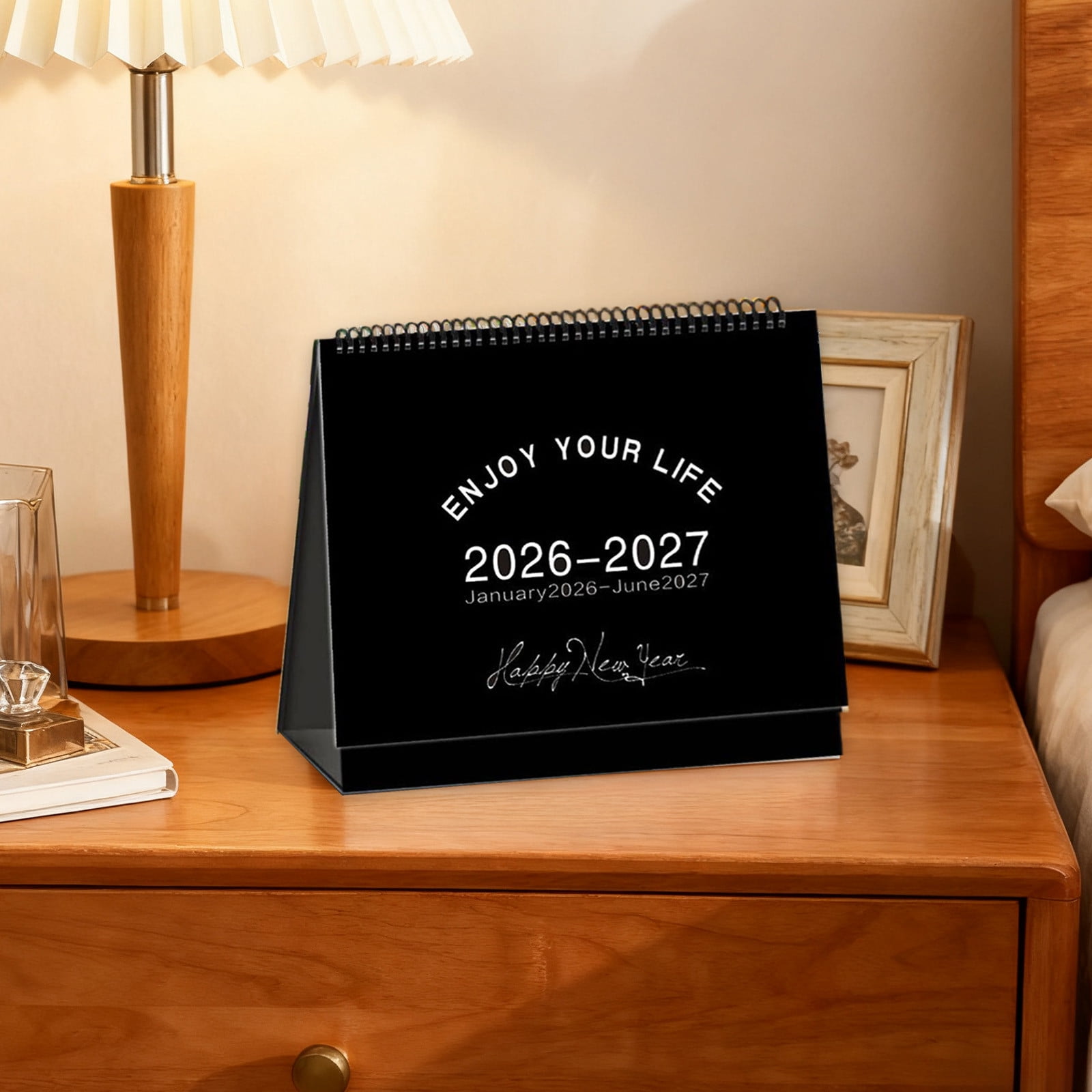Dmlowu 2026 Desk Calendar - 8x10 inch Desk Calendar 2026-2027, 12 Months Desk Calendar Runs From January 2026 To December 2026, Exquisite Desk Calendar 2026 Q - Image 4