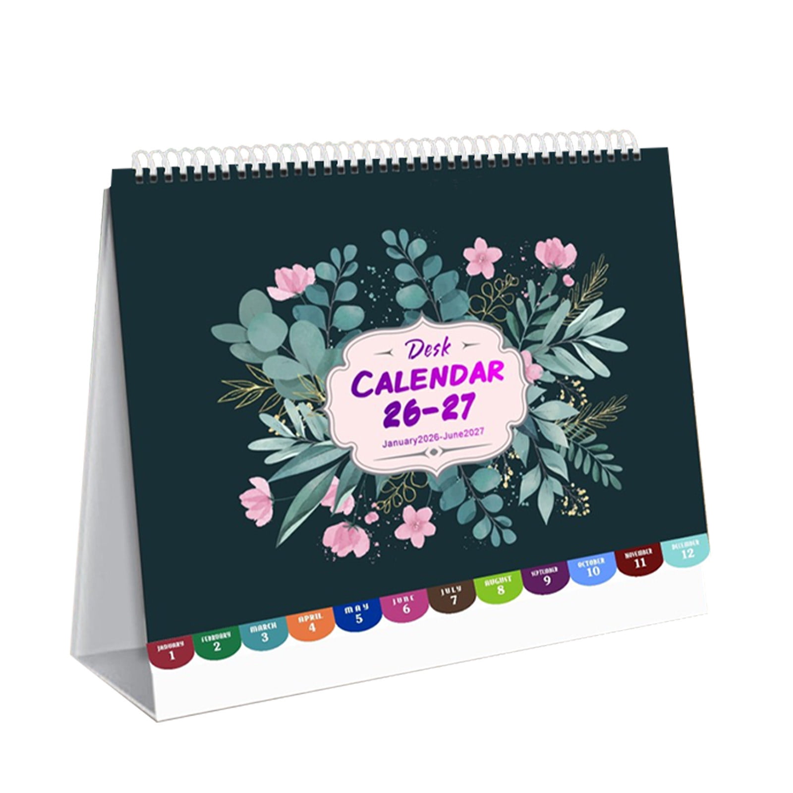 Dmlowu 2026 Desk Calendar - 8x10 inch Desk Calendar 2026-2027, 12 Months Desk Calendar Runs From January 2026 To December 2026, Exquisite Desk Calendar 2026 V - Image 6