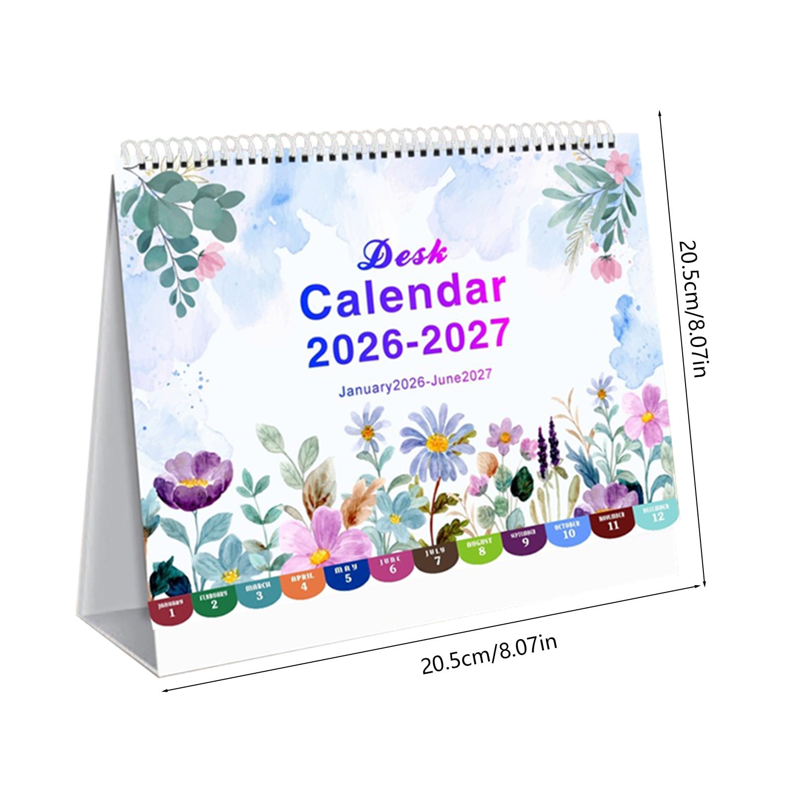 Dmlowu 2026 Desk Calendar - 8x10 inch Desk Calendar 2026-2027, 12 Months Desk Calendar Runs From January 2026 To December 2026, Exquisite Desk Calendar 2026 W - Image 2