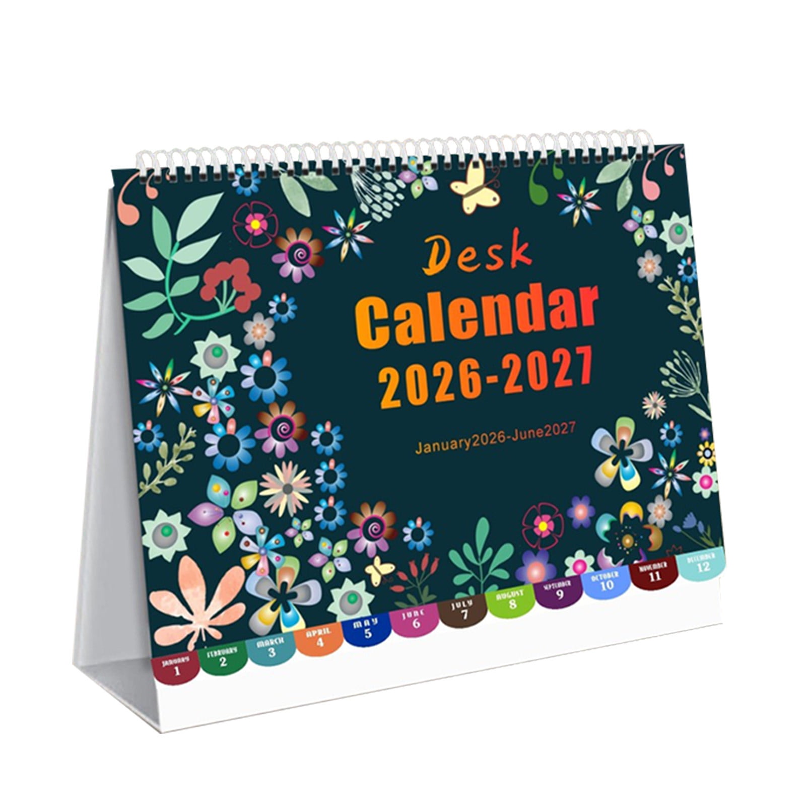 Dmlowu 2026 Desk Calendar - 8x10 inch Desk Calendar 2026-2027, 12 Months Desk Calendar Runs From January 2026 To December 2026, Exquisite Desk Calendar 2026 X - Image 6