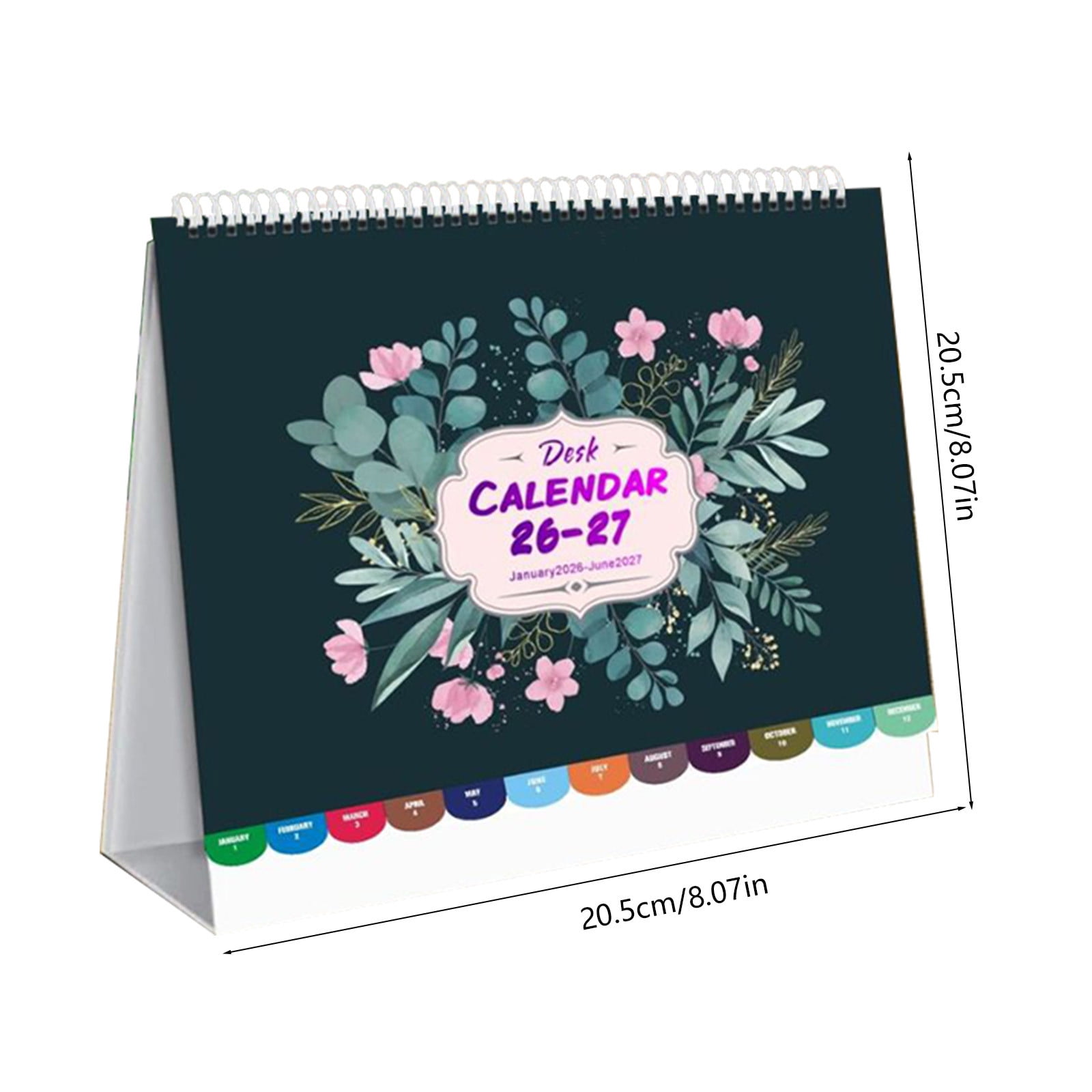 Dmlowu 2026 Desk Calendar - 8x10 inch Desk Calendar 2026-2027, 12 Months Desk Calendar Runs From January 2026 To December 2026, Exquisite Desk Calendar 2026 Z-A - Image 2