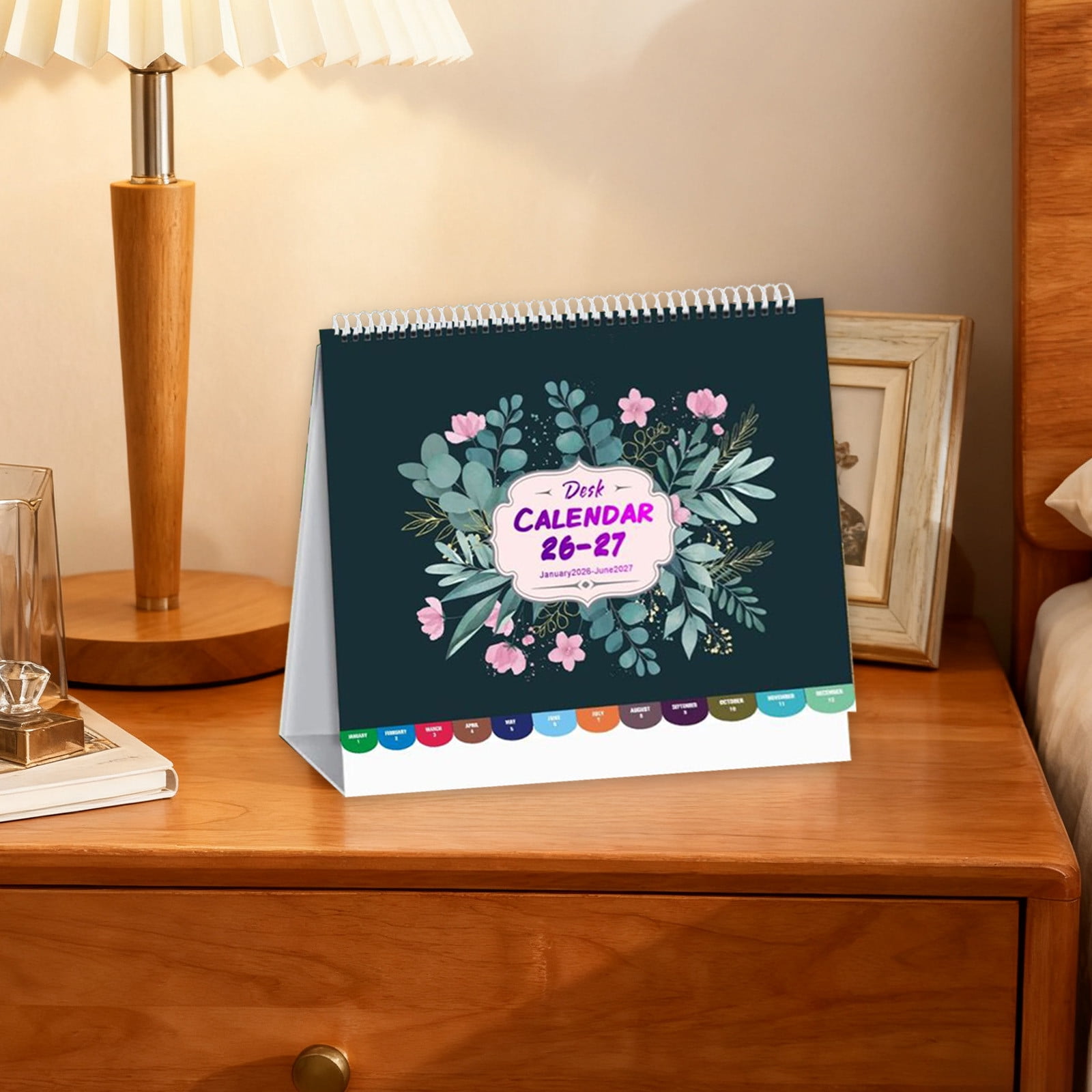 Dmlowu 2026 Desk Calendar - 8x10 inch Desk Calendar 2026-2027, 12 Months Desk Calendar Runs From January 2026 To December 2026, Exquisite Desk Calendar 2026 Z-A - Image 4