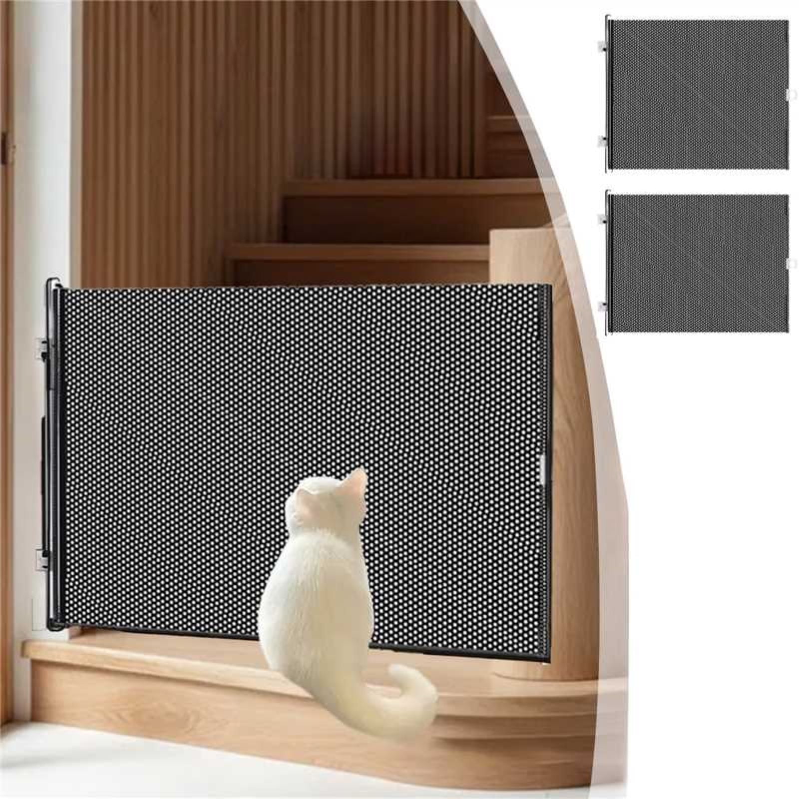 PALIFEUR Retractable Baby Gates for Stairs, 50