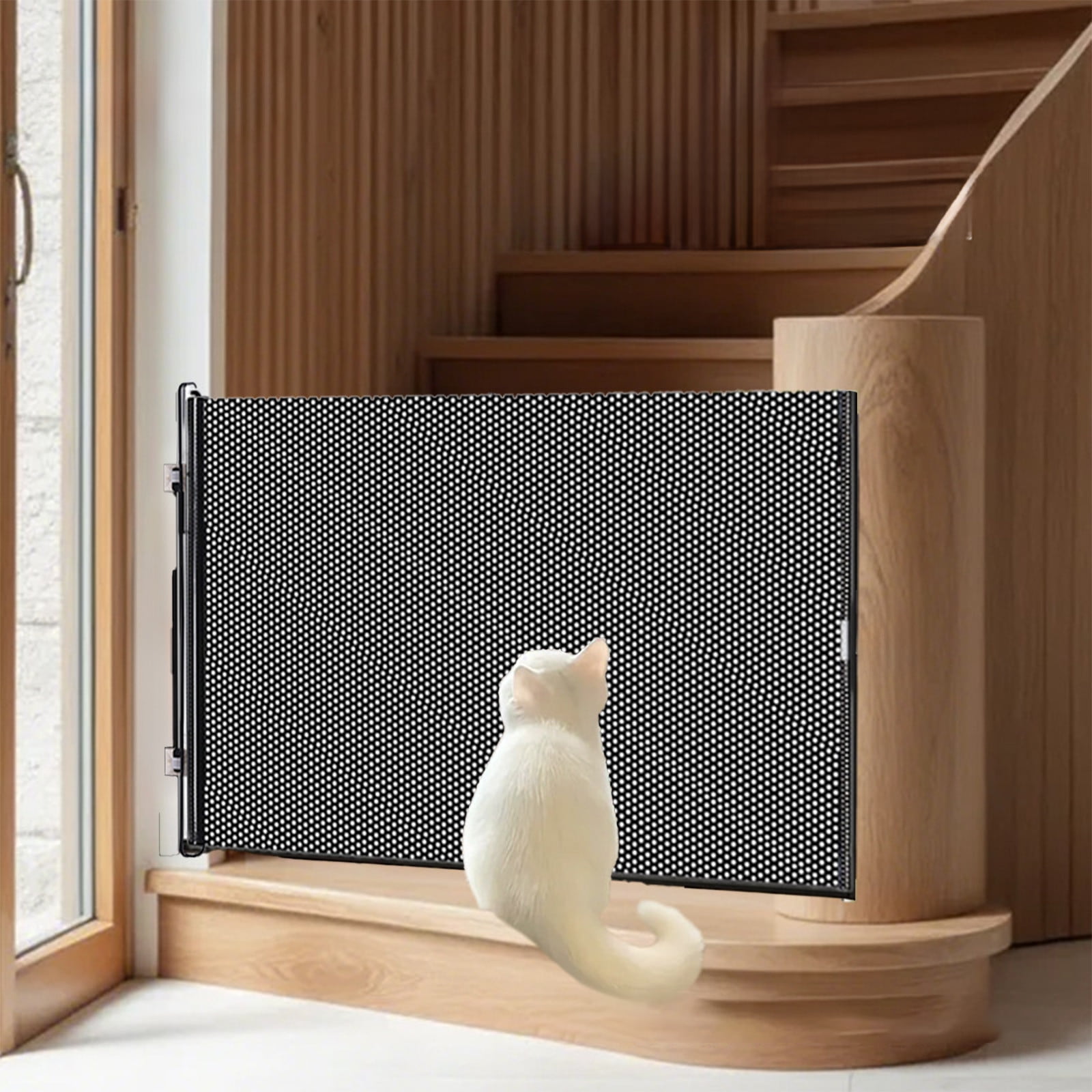 PALIFEUR Retractable Baby Gates for Stairs, 50