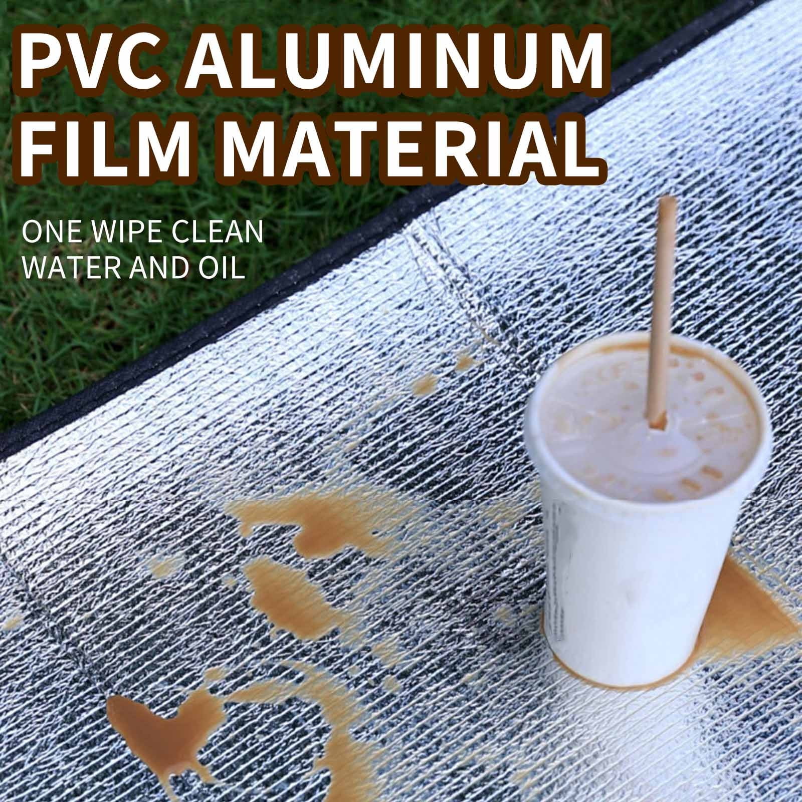 PALIFEUR Camping Mat Foam Foil Blanket for Camping Foam Pad Insulating Foil Mat Sleeping Tent Pad Thermal Mattress Mat Pad Waterproof Aluminum Camping mat Reflecting Heat as show - Image 8