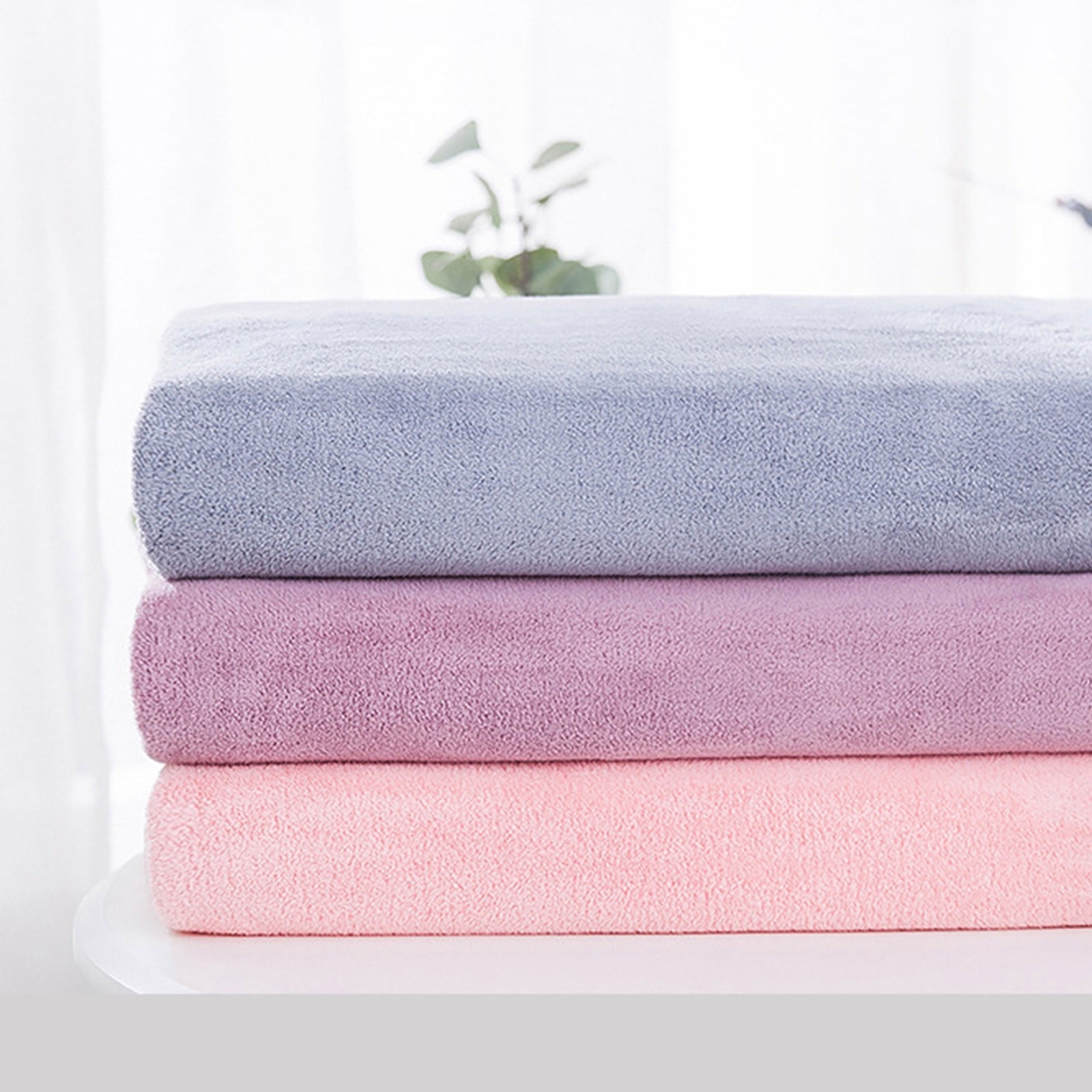 PALIFEUR Extra Large Bath Towels, Soft Highly Absorbent Bath Towels Microfiber Velvet Towels Lightweight Quick Drying Towels for Bathroom Beach, Spa, Shower, Hotel-27.5×55.1