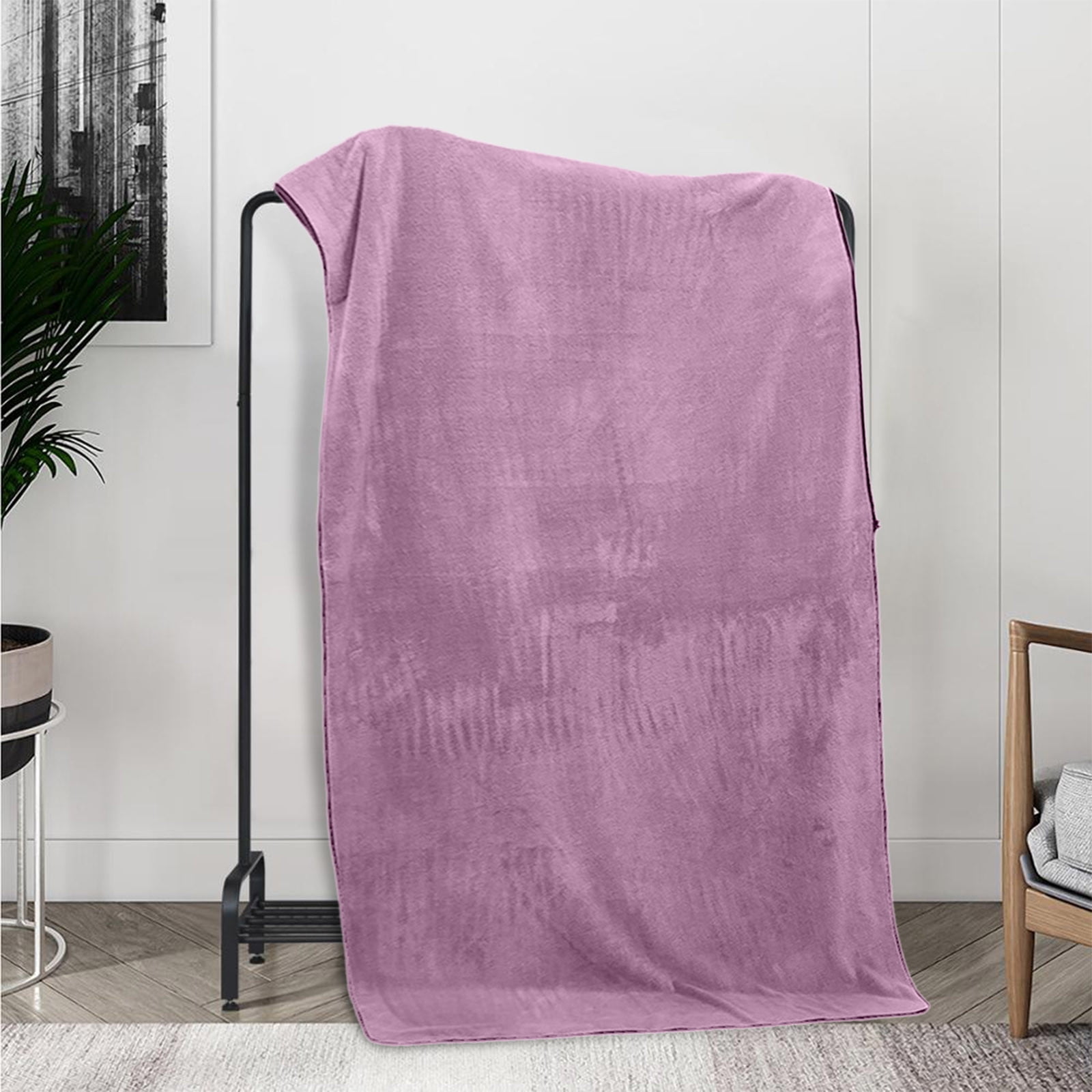 PALIFEUR Extra Large Bath Towels, Soft Highly Absorbent Bath Towels Microfiber Velvet Towels Lightweight Quick Drying Towels for Bathroom Beach, Spa, Shower, Hotel-27.5×55.1