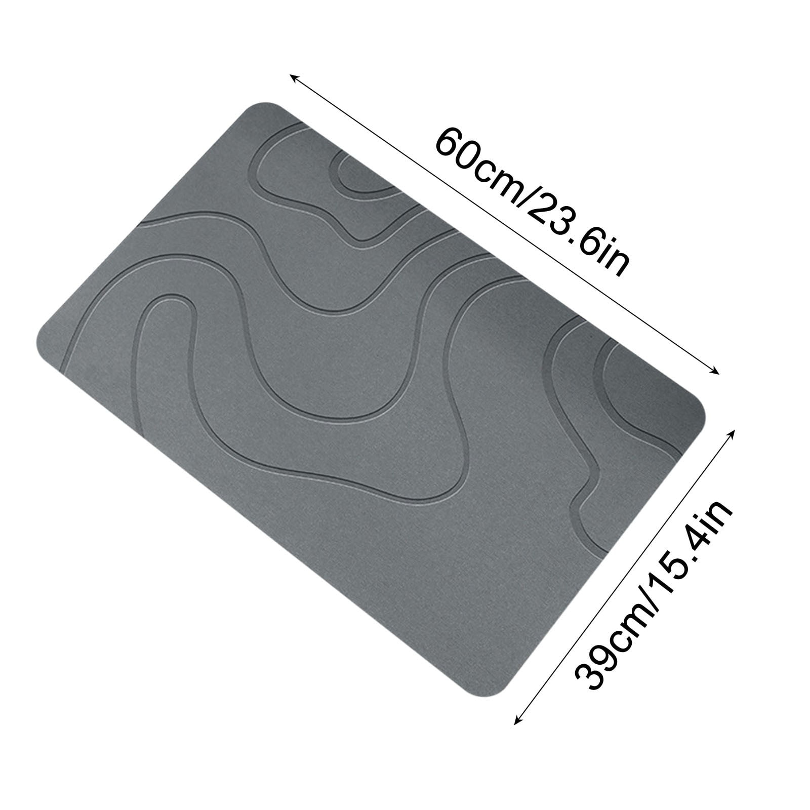 PALIFEUR Stone Bath Mat, 16x24