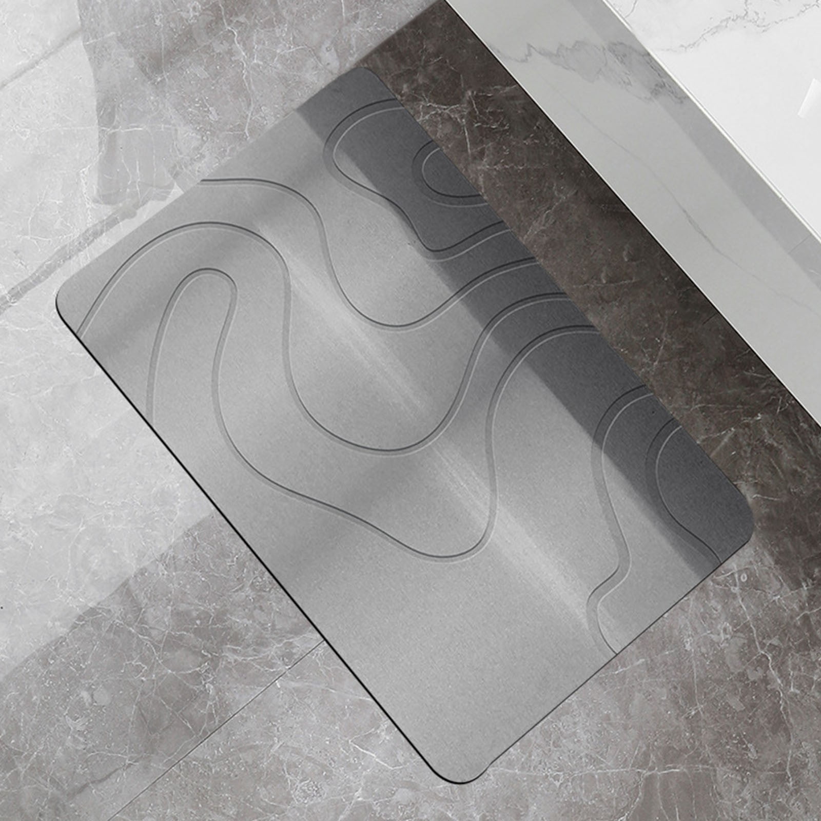 PALIFEUR Stone Bath Mat, 16x24