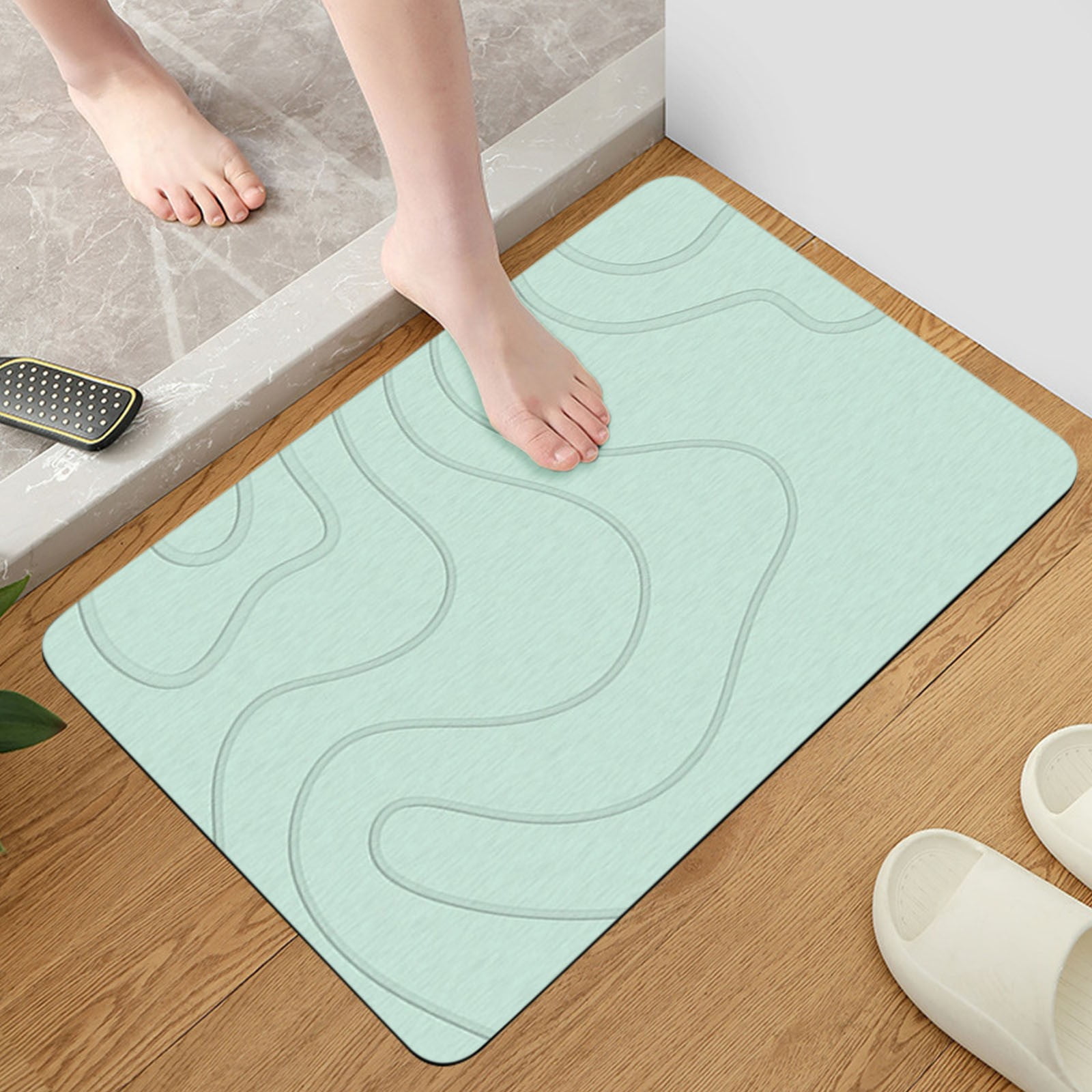 PALIFEUR Stone Bath Mat, 16x24
