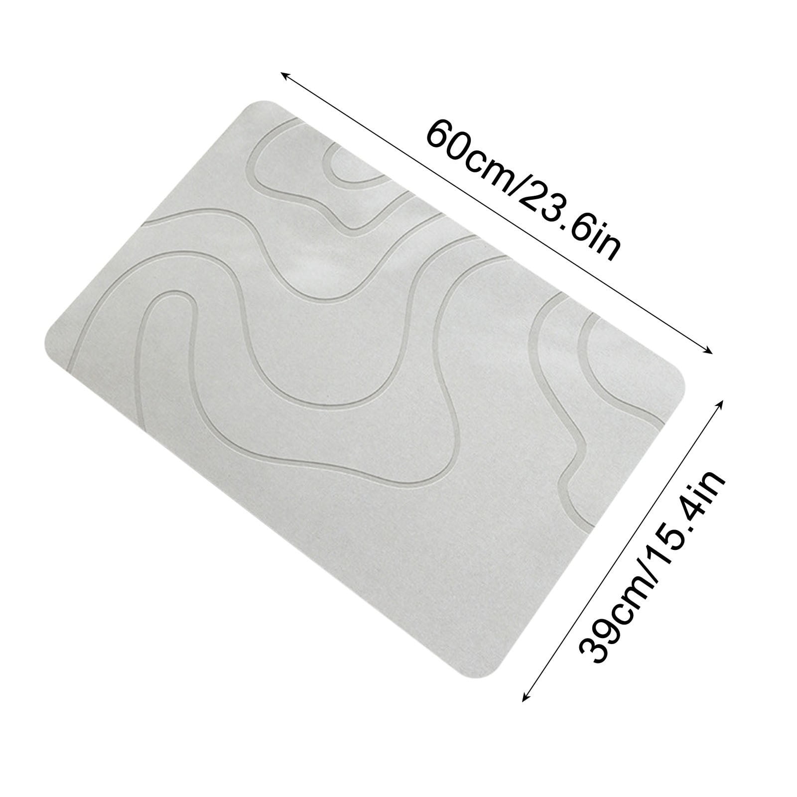 PALIFEUR Stone Bath Mat, 16x24