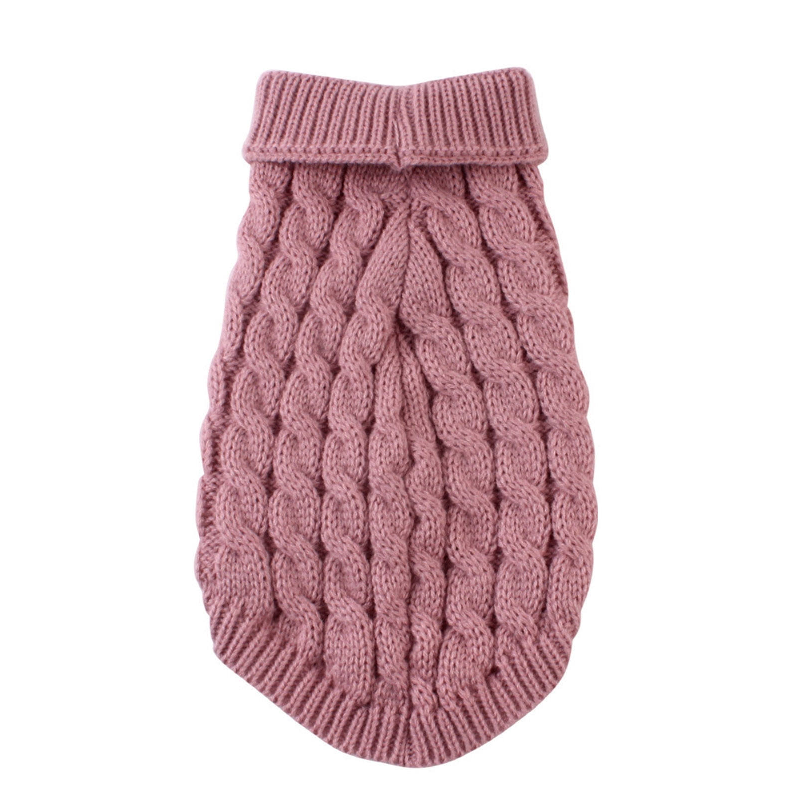 Xuniizn Dog Sweater for Small Medium Dogs, Warm Comfortable Winter Pet Clothes, Cute Knitted Sleeveless Pet Sweaters for Puppies, Cats, Dog Apparel & Accessories XL Hot Pink - Image 5