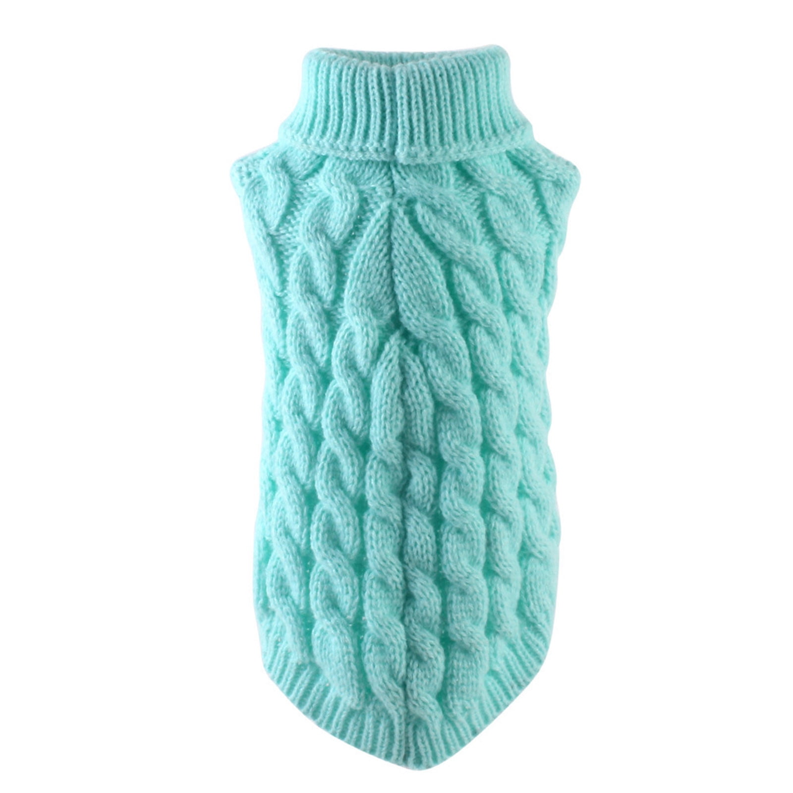 Xuniizn Dog Sweater for Small Medium Dogs, Warm Comfortable Winter Pet Clothes, Cute Knitted Sleeveless Pet Sweaters for Puppies, Cats, Dog Apparel & Accessories XL Sky Blue - Image 3