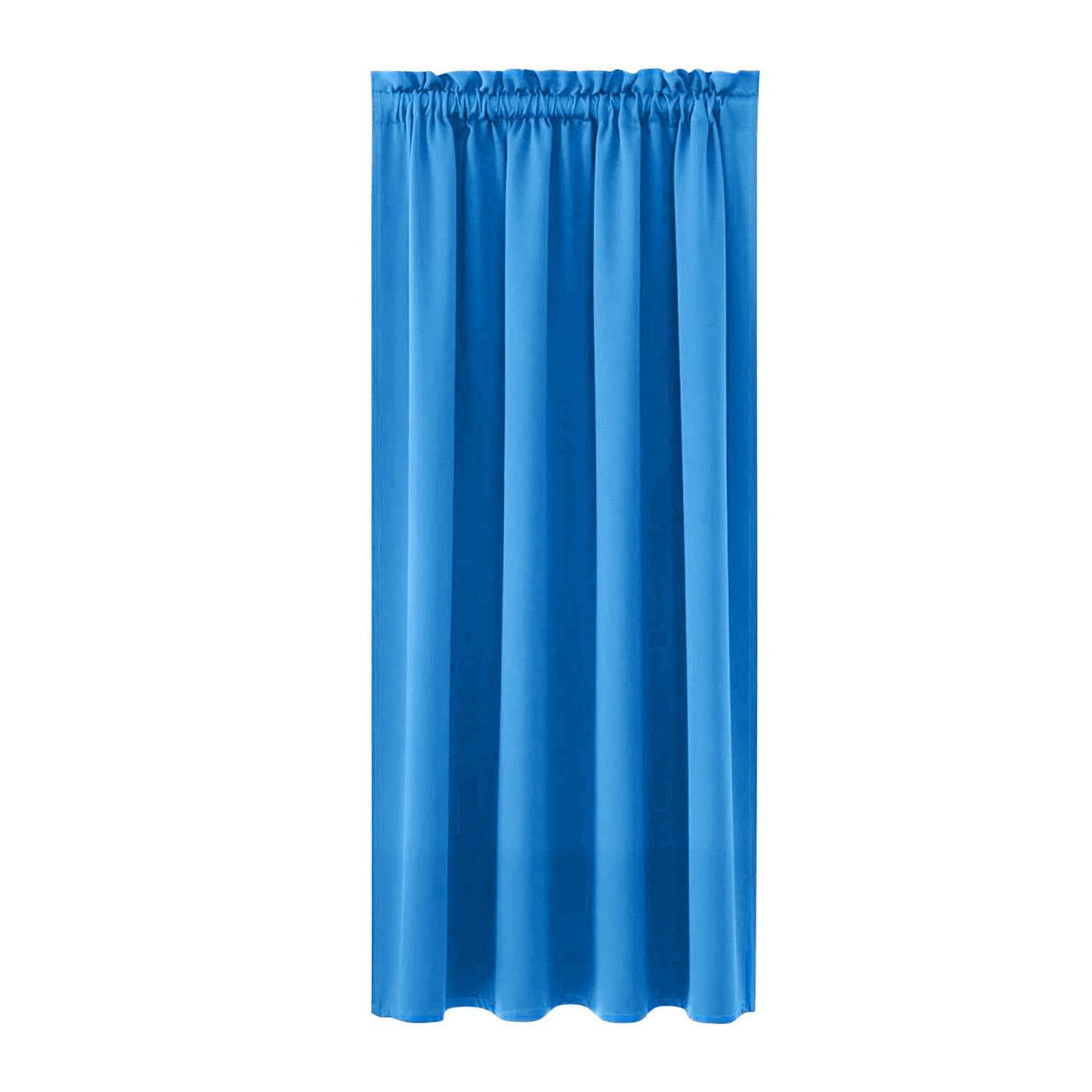 Xuniizn Blackout Curtains for Bedroom Thermal Insulated - 100%Polyester Black Out Curtains 2 Panels Set Room Darkening Window Curtains for Living Room, Light Blue CTN-BU - Image 3