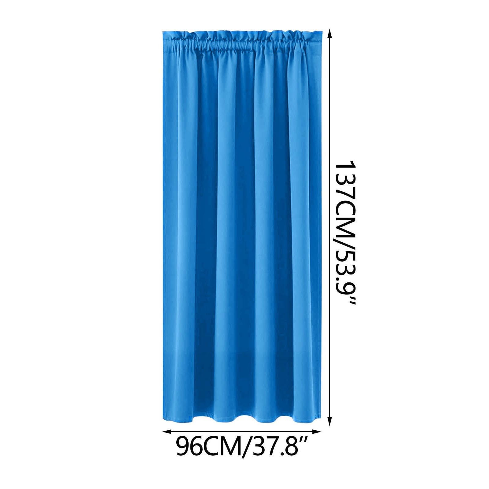 Xuniizn Blackout Curtains for Bedroom Thermal Insulated - 100%Polyester Black Out Curtains 2 Panels Set Room Darkening Window Curtains for Living Room, Light Blue CTN-BU - Image 4
