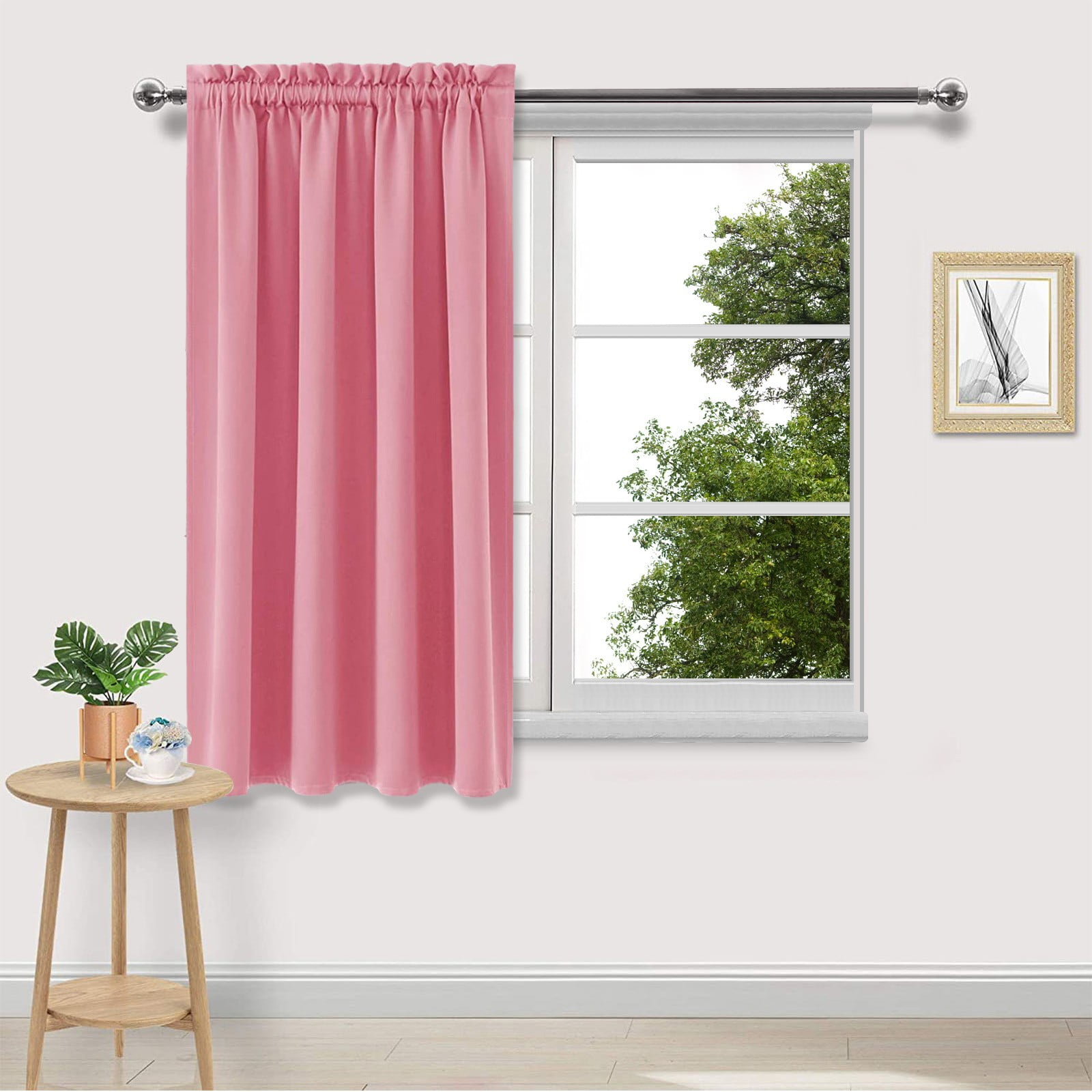 Xuniizn Blackout Curtains for Bedroom Thermal Insulated - 100%Polyester Black Out Curtains 2 Panels Set Room Darkening Window Curtains for Living Room, Light Blue CTN-PK - Image 2