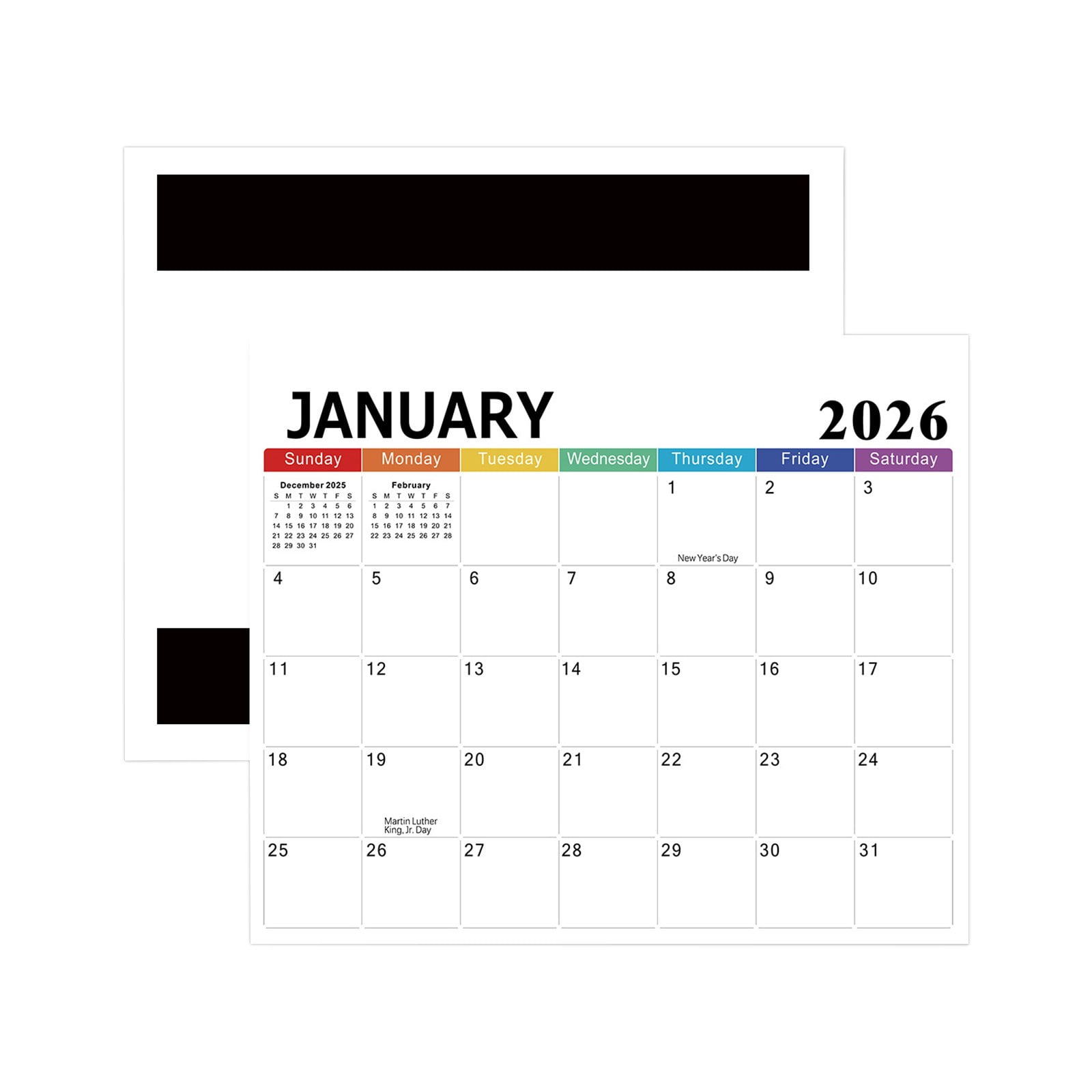Tyidzon Magnetic Calendar for Refrigerator 2026-2027, 12x10