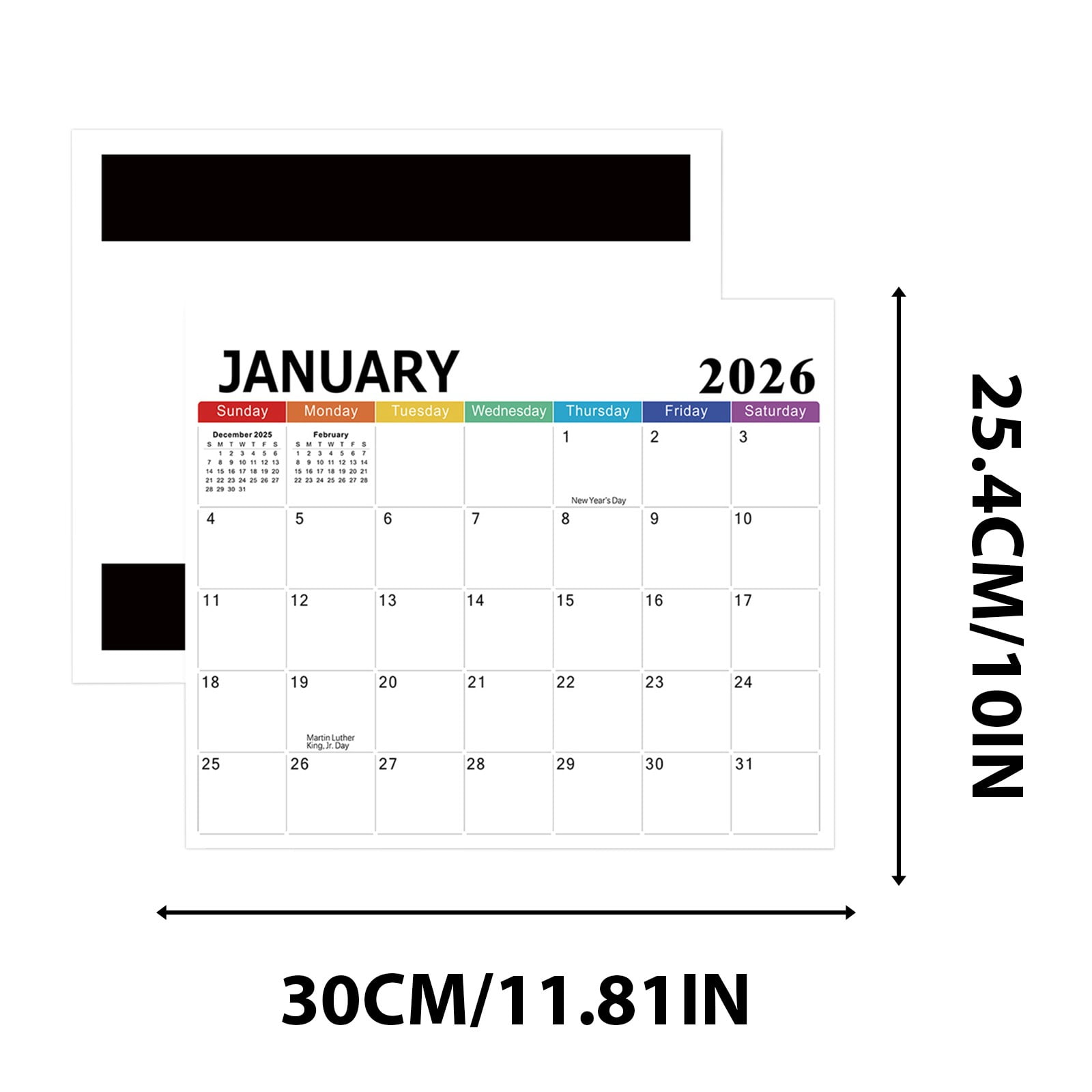 Tyidzon Magnetic Calendar for Refrigerator 2026-2027, 12x10