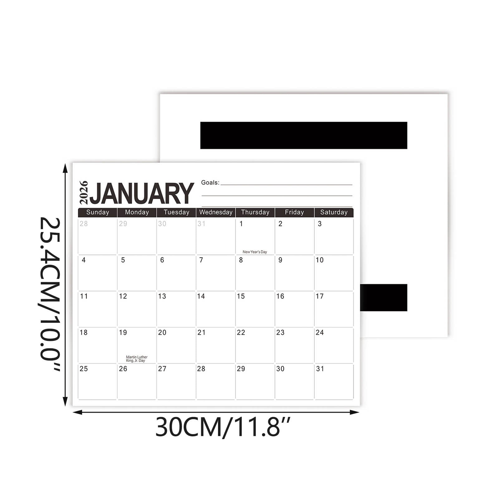 Tyidzon Magnetic Calendar for Refrigerator 2026-2027, 12x10