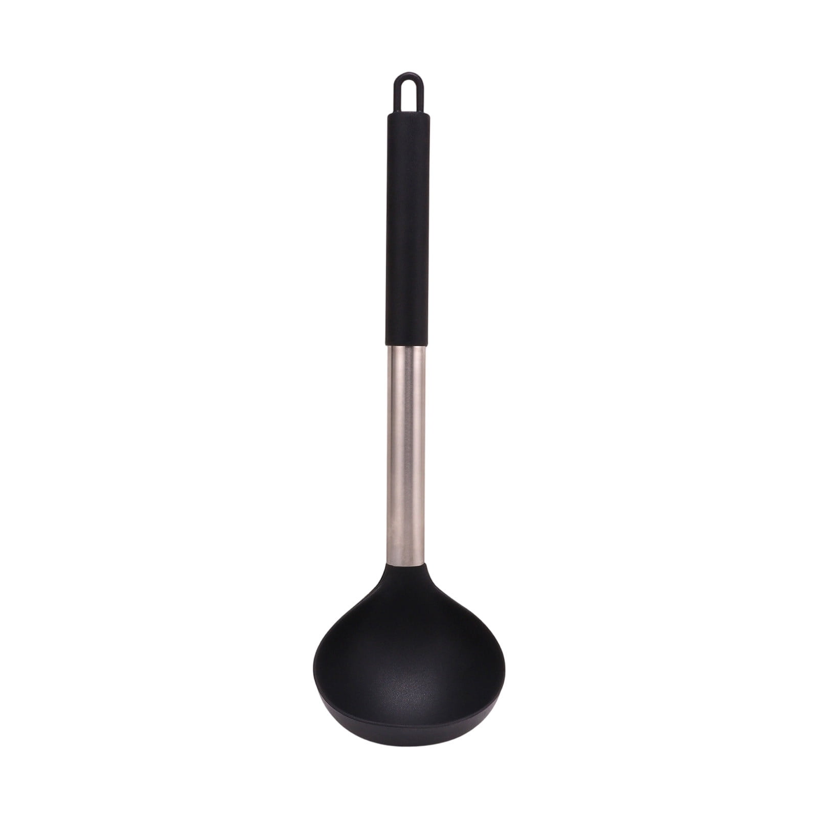 Tyidzon Kitchen Soup Ladle, Heat Resistant Silicone Ladle Lightweight Non Stick Kitchen Tools Spoons for Cooking, Stirring, Serving Soups(Red, 12