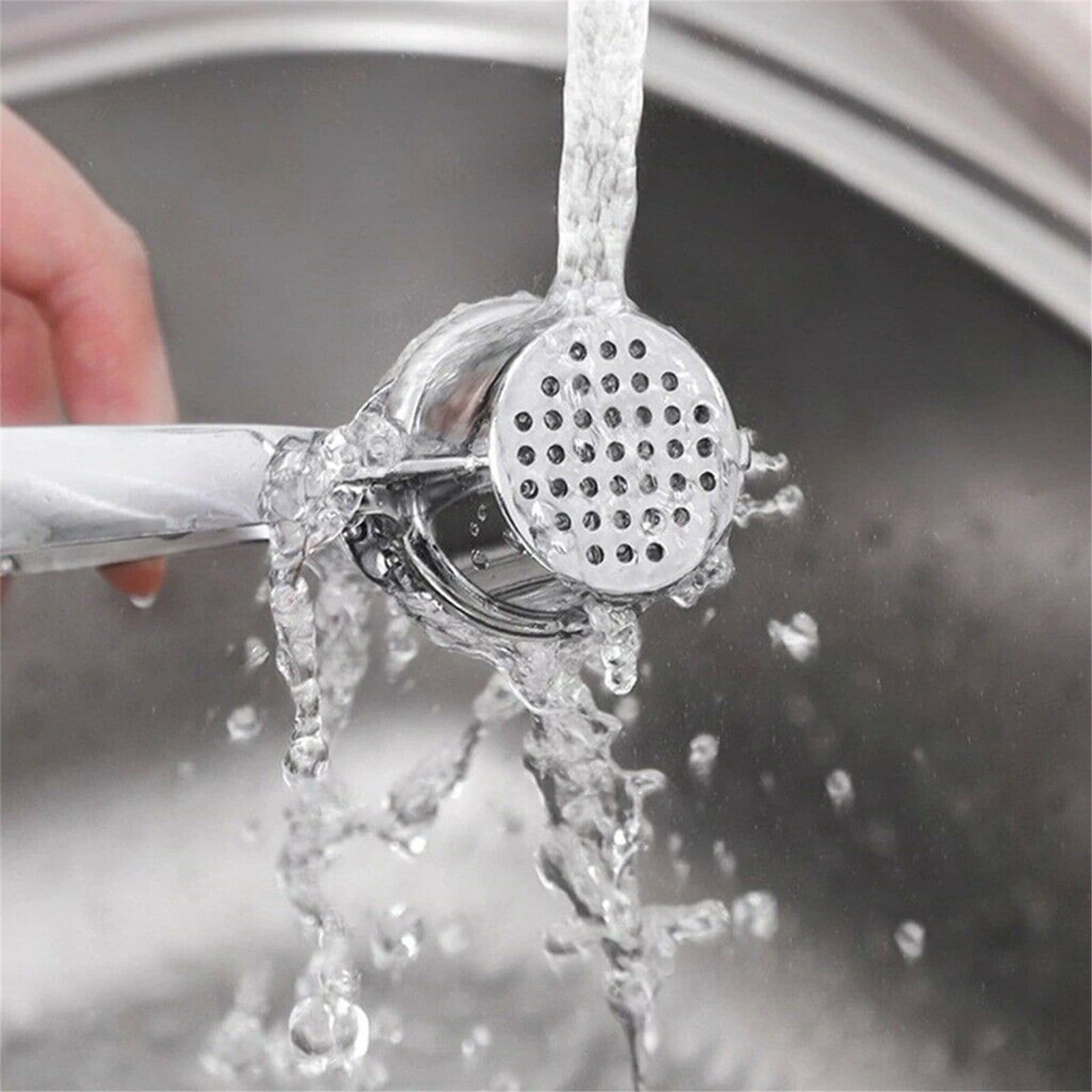 Stainless Steel Garlic Press Rocker, Garlic Mincer With Studs, Heavy Duty Garlic Chopper, Effective Garlic Peeler, Easy to Clean Kitchen Gadget for Minced Garlic, Dishwasher Safe 【Best Seller】C - Image 4