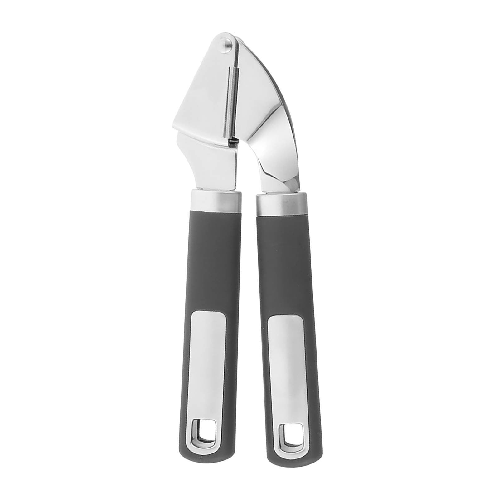 Stainless Steel Garlic Press Rocker, Garlic Mincer With Studs, Heavy Duty Garlic Chopper, Effective Garlic Peeler, Easy to Clean Kitchen Gadget for Minced Garlic, Dishwasher Safe 【Best Seller】E - Image 2