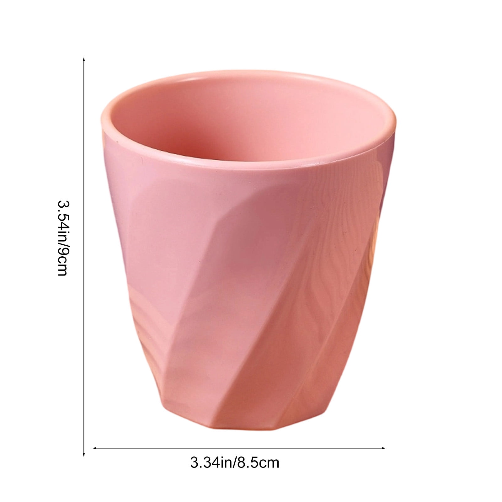 Tyidzon Unbreakable Plastic Cups Reusable Multi-Purpose Plastic Cups, Drinking Cup for Kitchen, Bpa-Free, Dishwasher and Microwave Safe Pink - Image 2