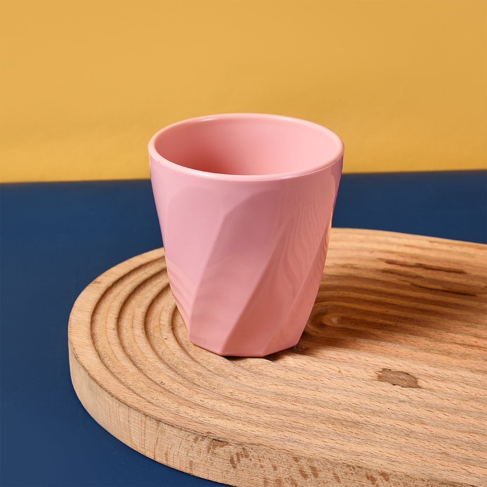 Tyidzon Unbreakable Plastic Cups Reusable Multi-Purpose Plastic Cups, Drinking Cup for Kitchen, Bpa-Free, Dishwasher and Microwave Safe Pink - Image 3