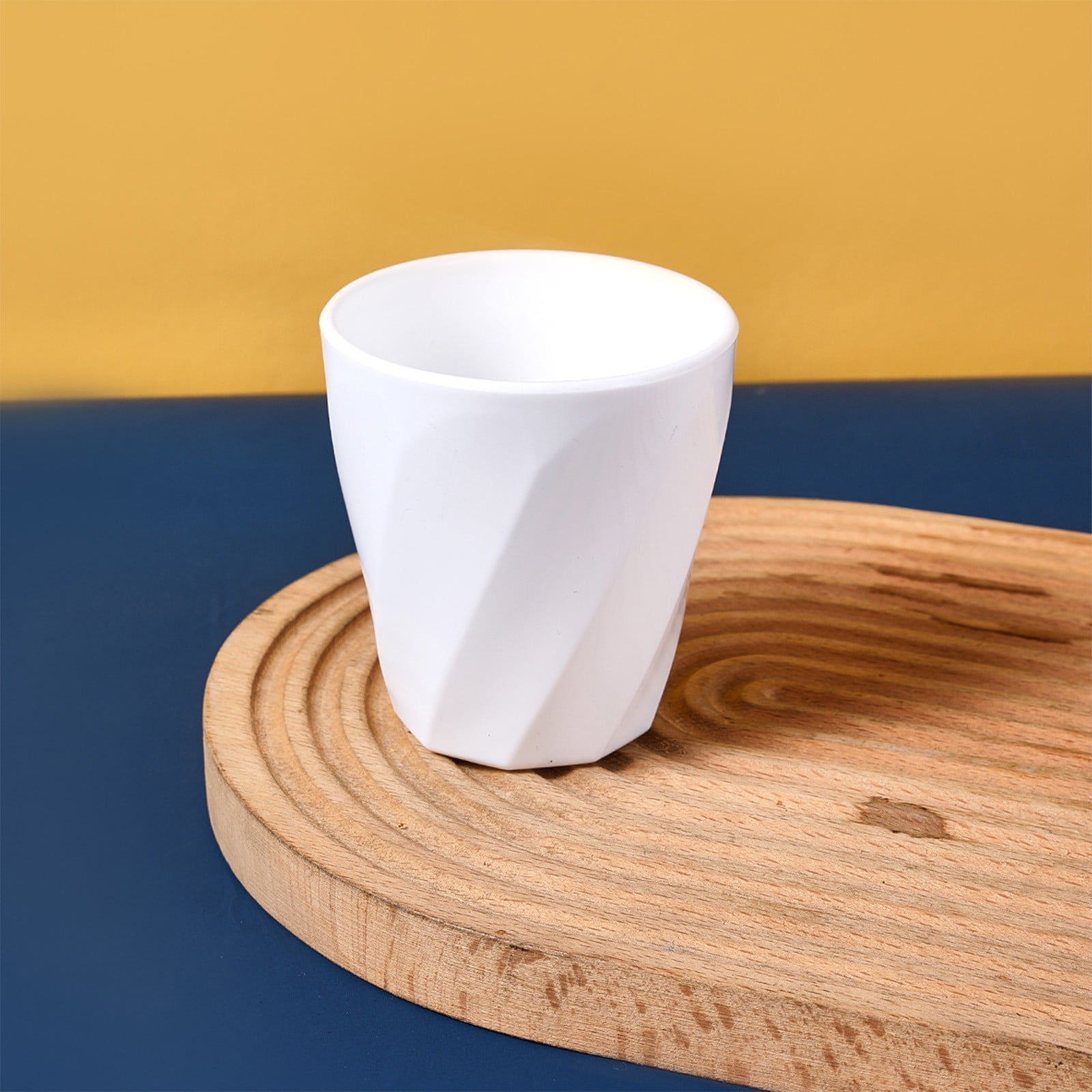 Tyidzon Unbreakable Plastic Cups Reusable Multi-Purpose Plastic Cups, Drinking Cup for Kitchen, Bpa-Free, Dishwasher and Microwave Safe White - Image 3