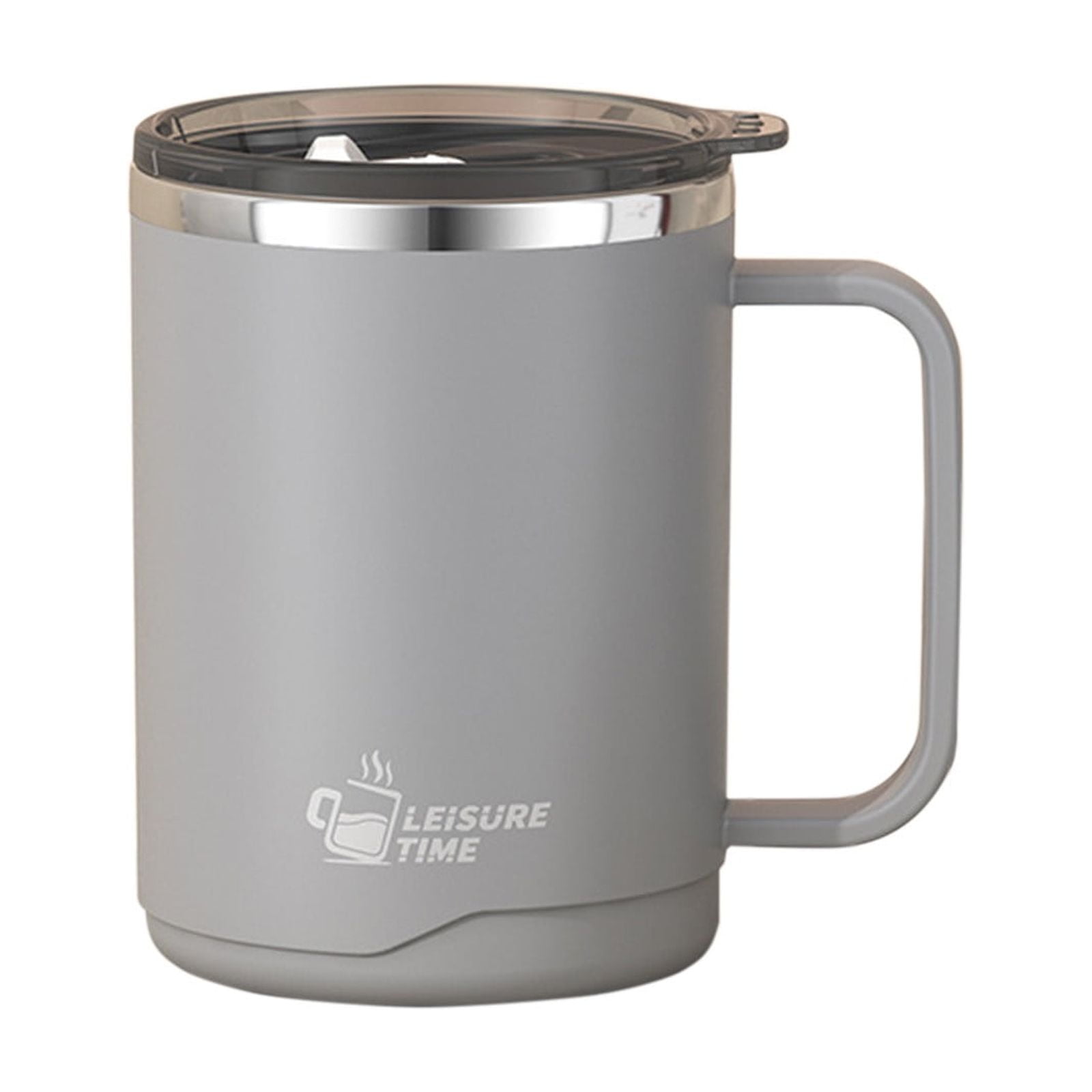 Insulated Coffee Mug with Handle & Lid - 17oz Stainless Steel Travel Tumbler, Double Wall Vacuum (Black) by PALIFEUR 02_【Limited Time Offer】 Upgraded Double-Wall Insulated Coffee Mug - Image 3