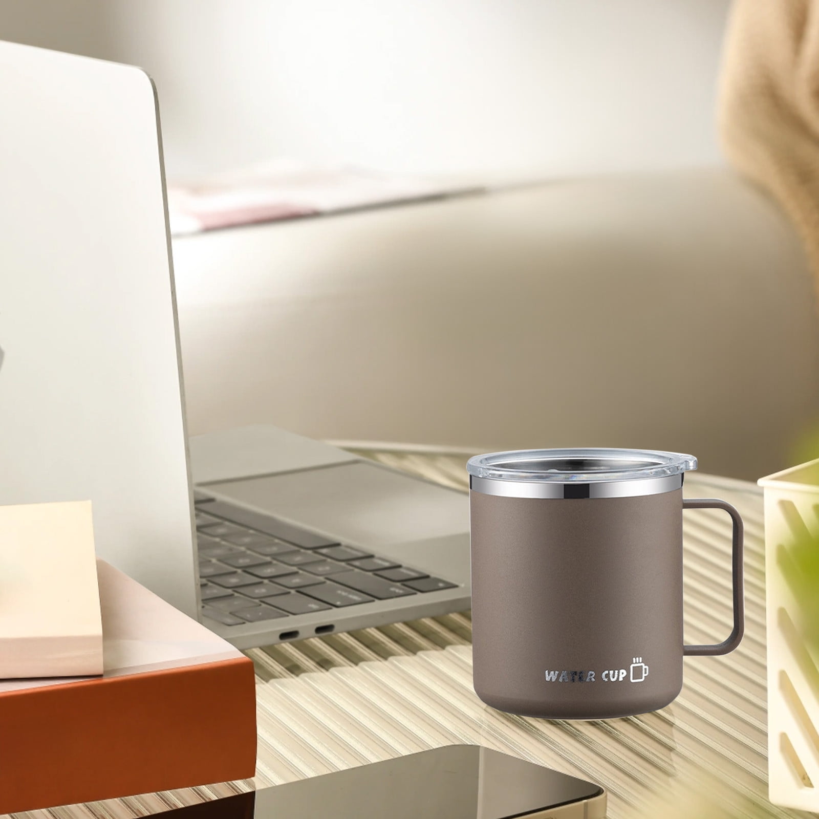 Insulated Coffee Mug with Handle & Lid - 17oz Stainless Steel Travel Tumbler, Double Wall Vacuum (Black) by PALIFEUR 07_【Extended保温】 24-Hour Temperature Retention Coffee Cup - Image 8