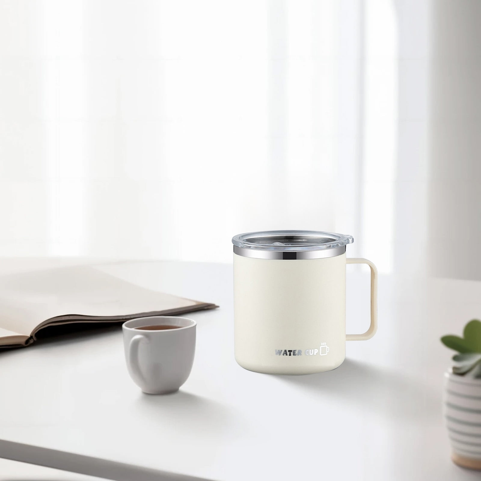 Insulated Coffee Mug with Handle & Lid - 17oz Stainless Steel Travel Tumbler, Double Wall Vacuum (Black) by PALIFEUR 09_【Premium Material】 Food-Grade 316 Stainless Steel Coffee Cup - Image 7