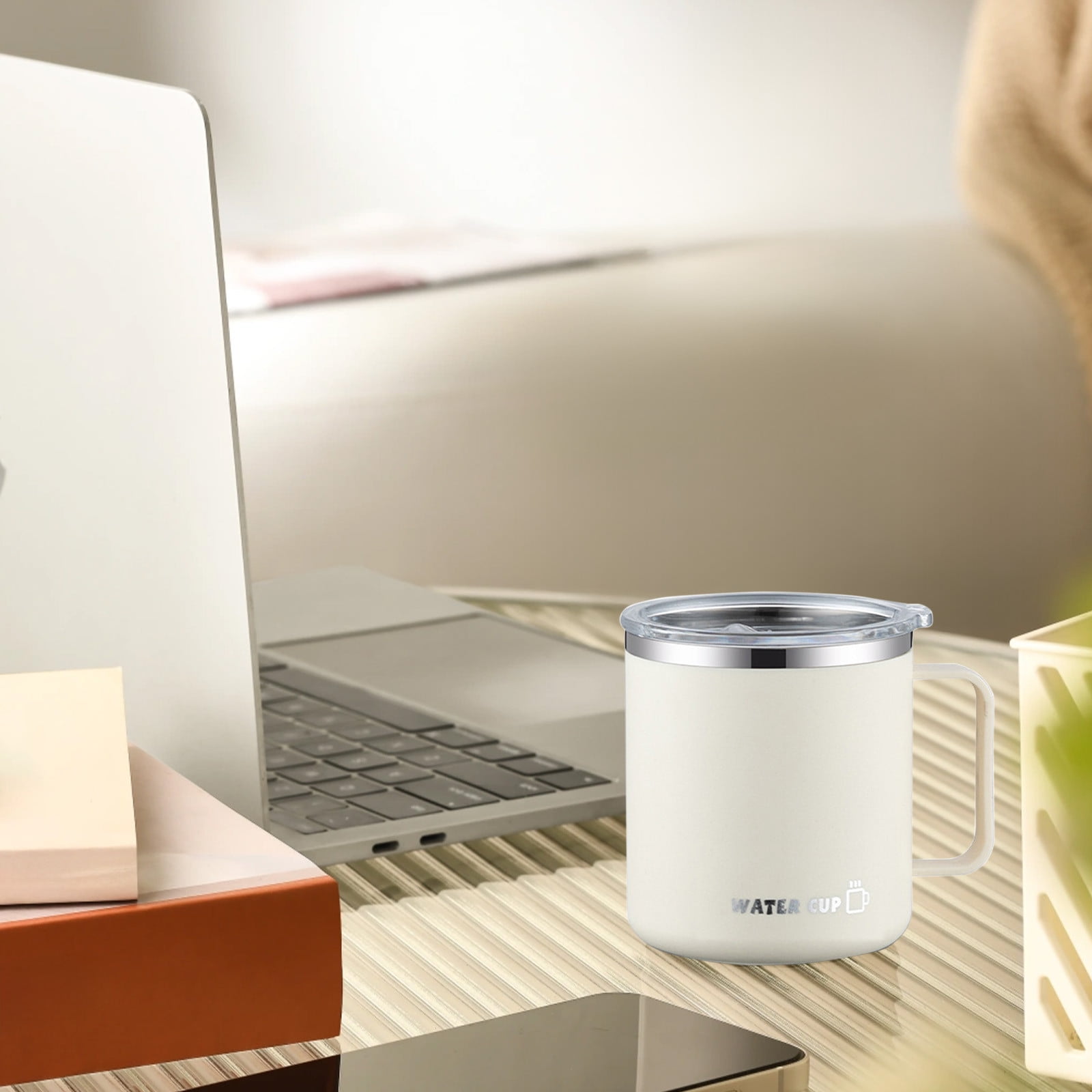 Insulated Coffee Mug with Handle & Lid - 17oz Stainless Steel Travel Tumbler, Double Wall Vacuum (Black) by PALIFEUR 09_【Premium Material】 Food-Grade 316 Stainless Steel Coffee Cup - Image 8